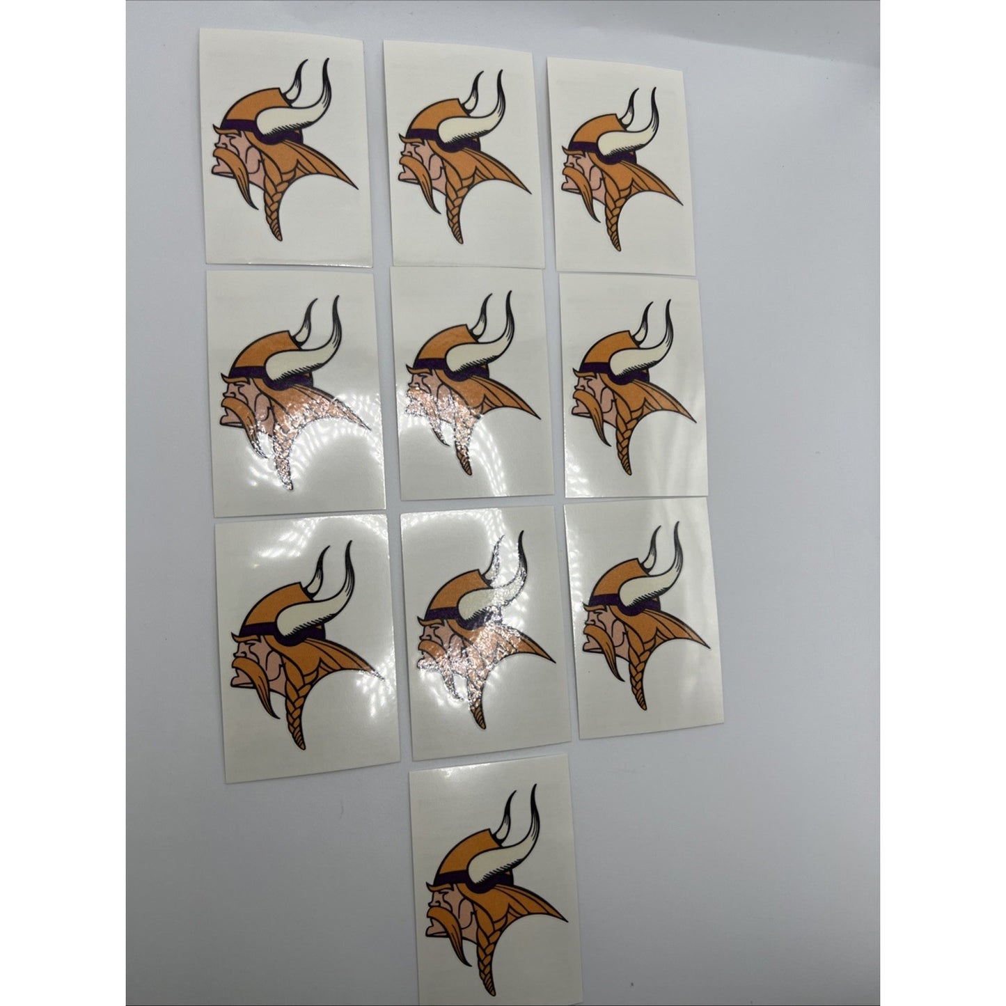 NFL MInnesota Vikings Temporary Tattoos 10 Sheets Face And Body Football Tattoo