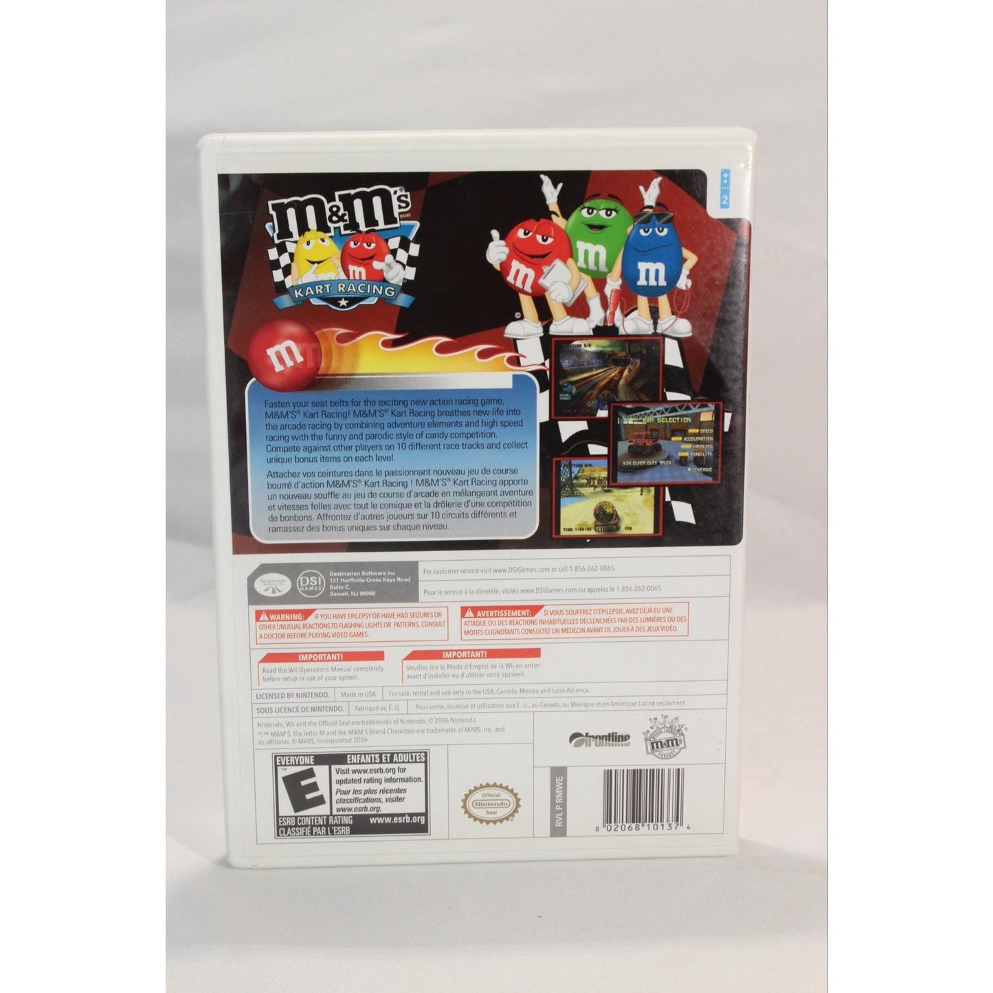 M&Ms Kart Racing Nintendo Wii Used Tested Video Game Race