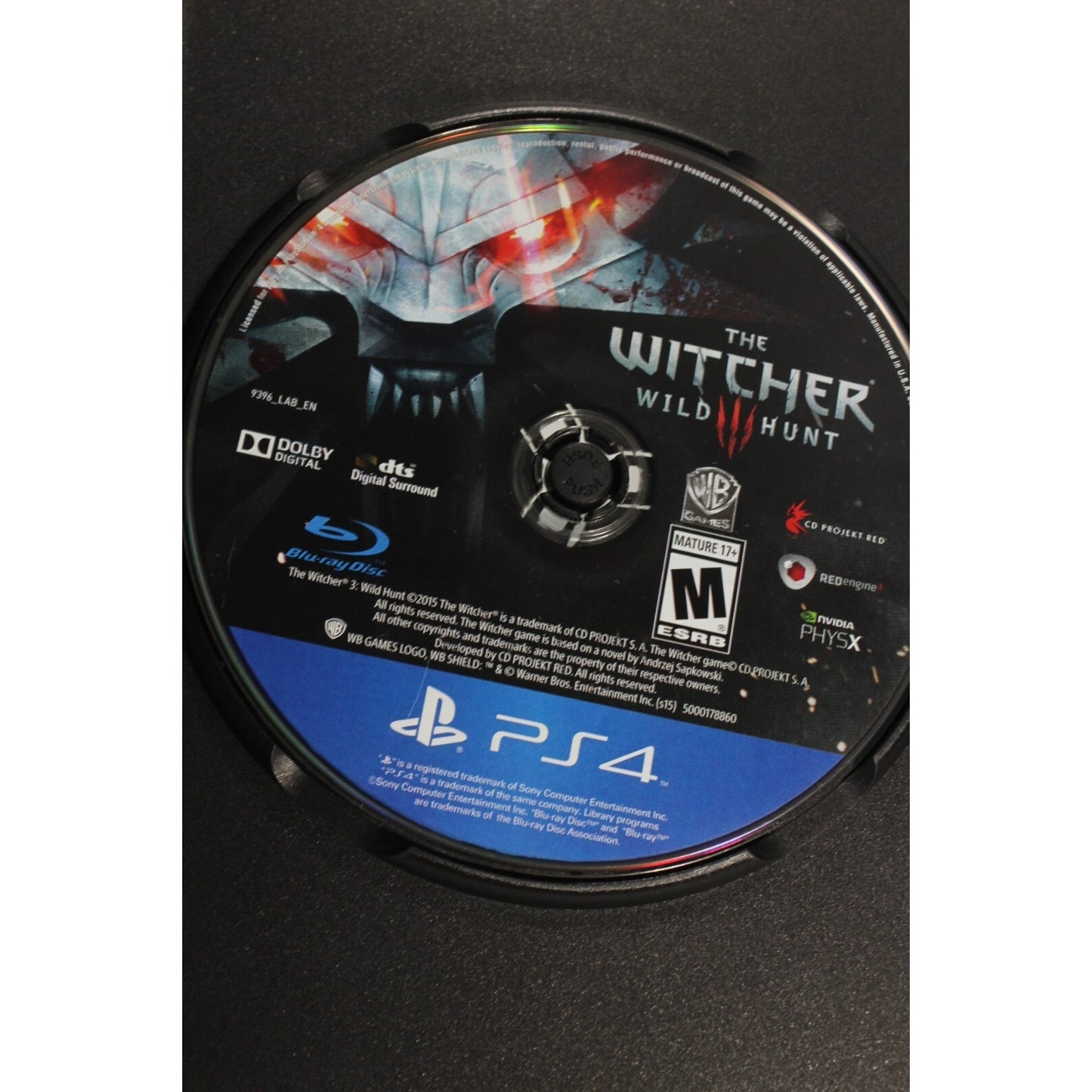 The Witcher 3 Wild Hunt PlayStation 4 PS4 Tested Video Game Used Action RPG