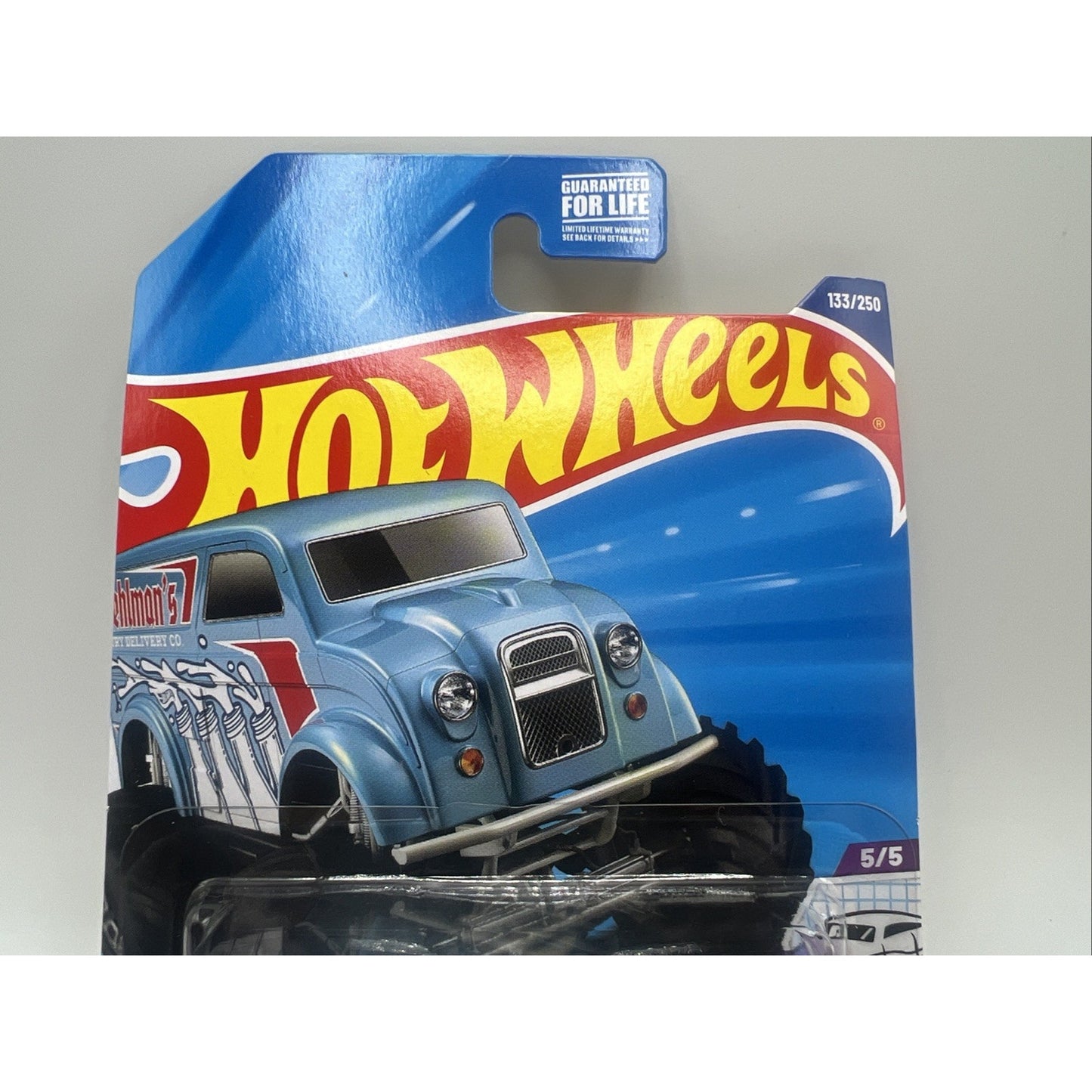 Hot Wheels Monster Dairy Delivery Blue #133 Mainline 2025 Die Cast Truck Van