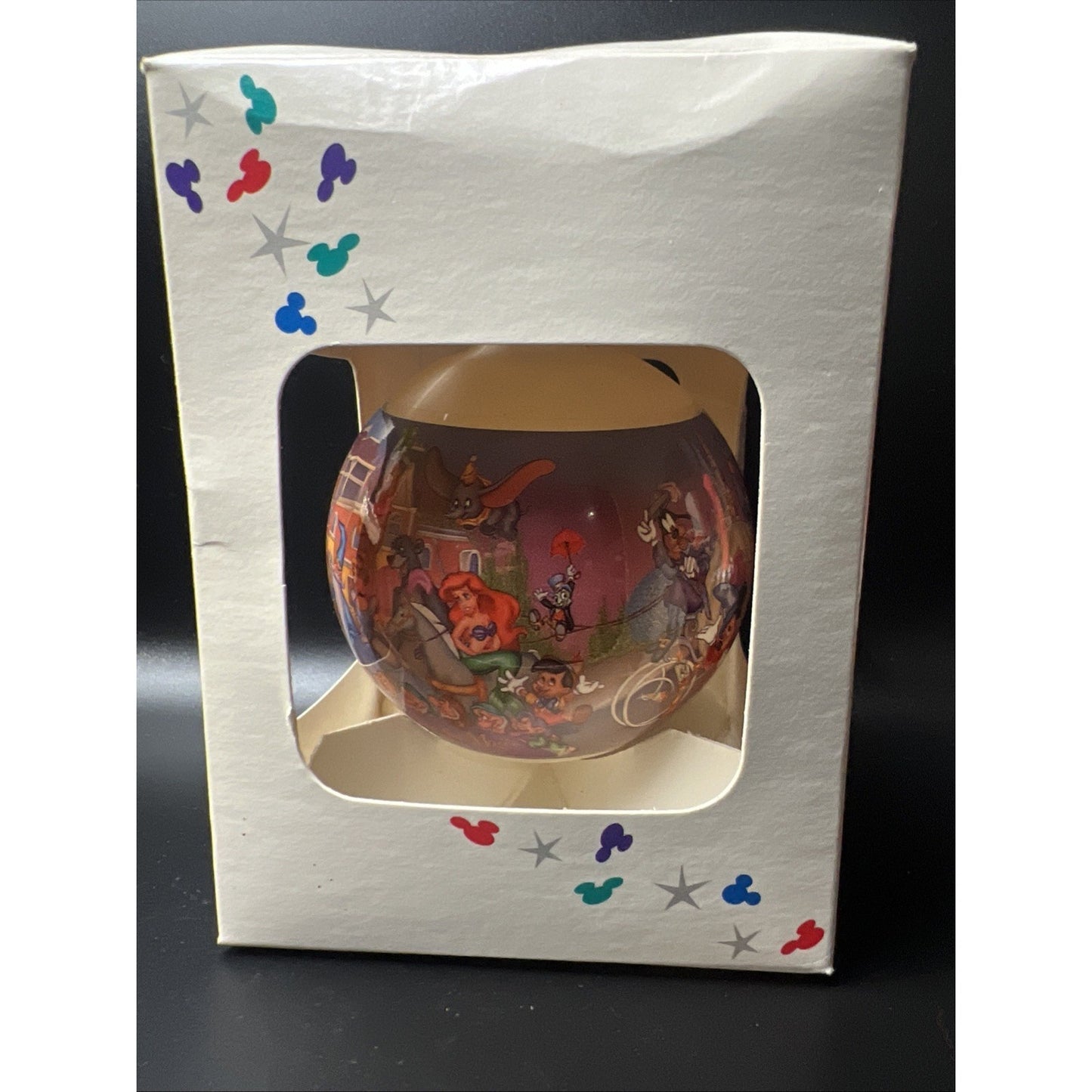 25th Walt Disney World Anniversary Remember the Magic Glass Ornament Sealed New