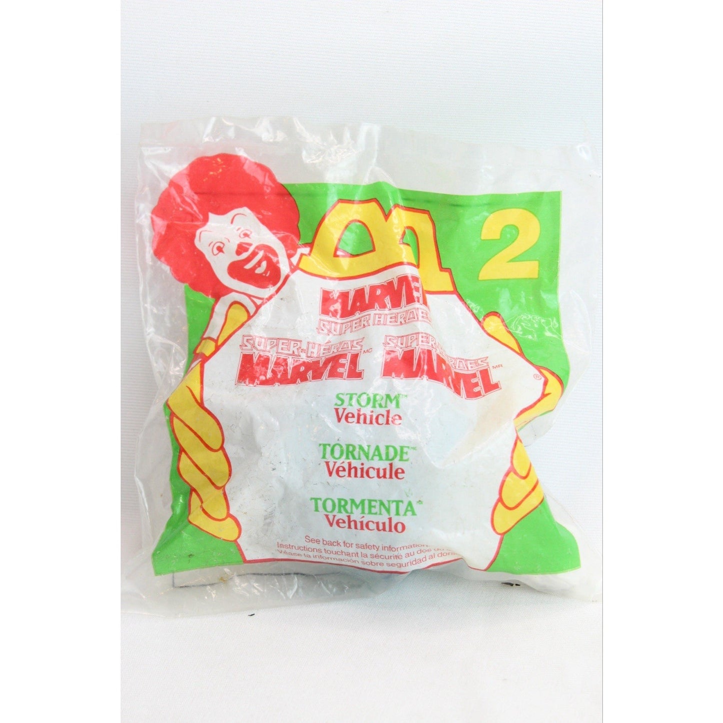 Storm Vehicle X-Men 1996 Marvel Super Heroes McDonald's Happy Meal Toy Sealed