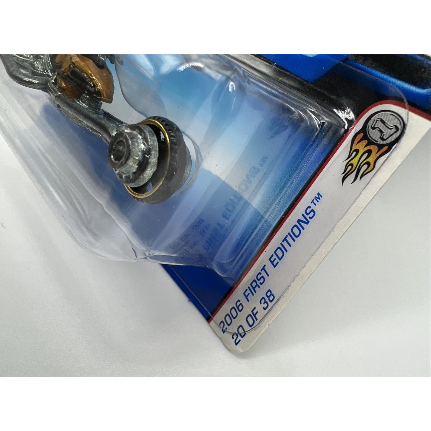 2006 Hot Wheels First Edition Hammer Sled 20/38 Gold Version Color Motorcycle