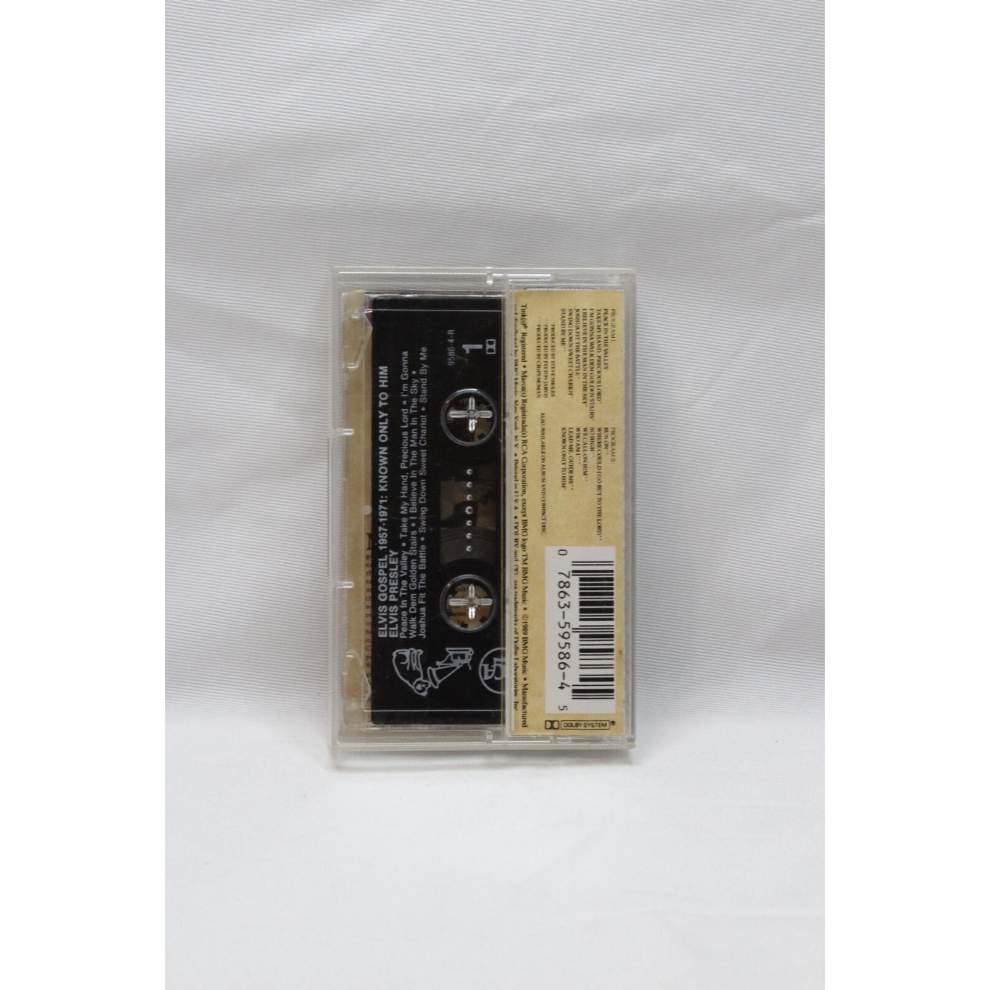 Known Only to Him Elvis Gospel 1957–1971 Cassette Tape Tested Music Used