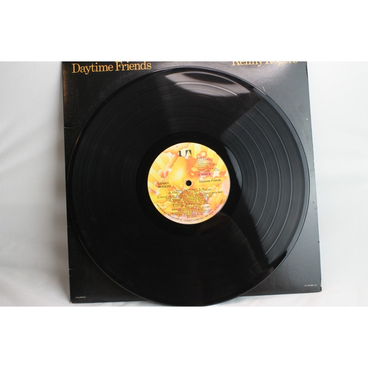 Kenny Rogers Daytime Friends Vinyl Record Tested Used