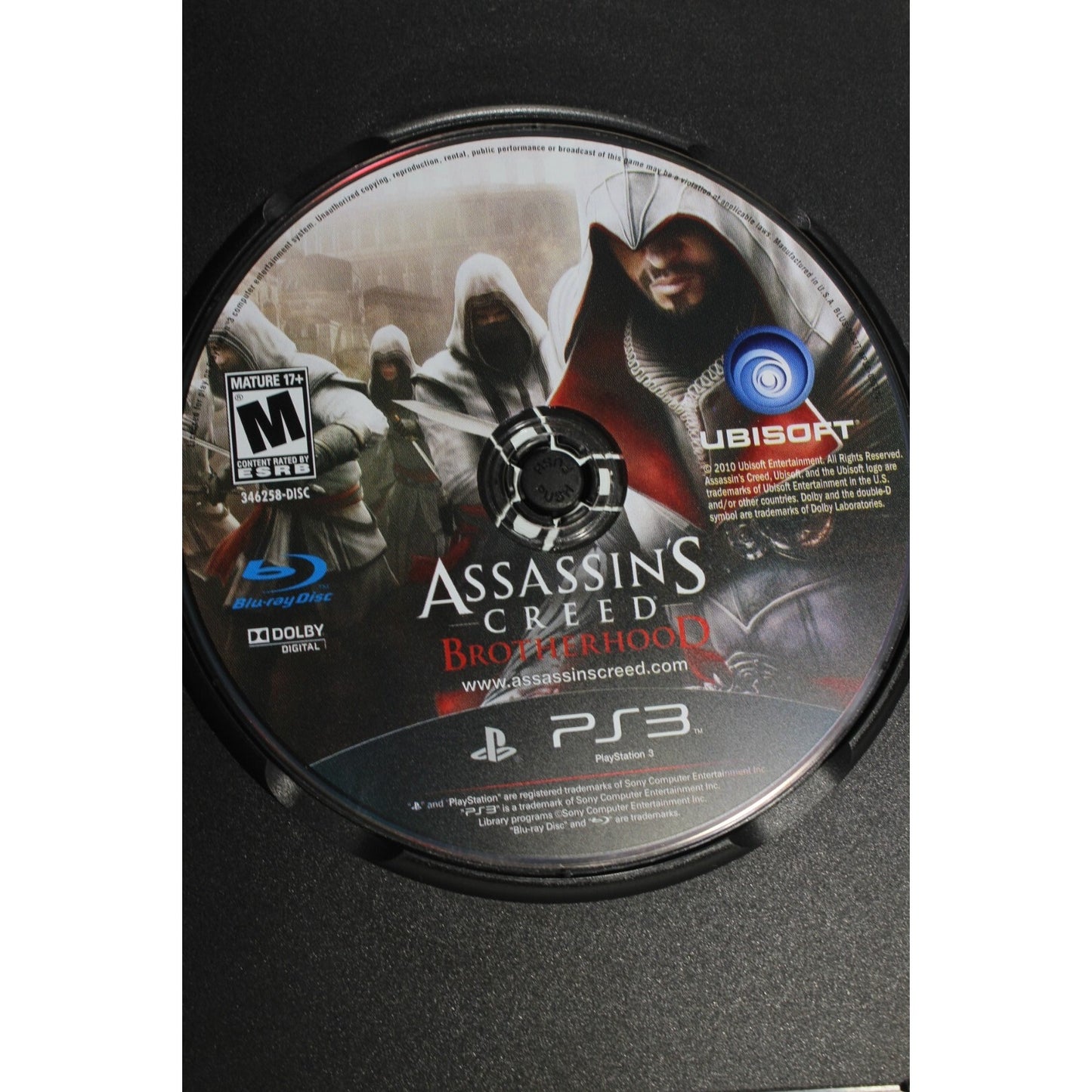 Assassin's Creed Brotherhood PlayStation 3 PS3 Video Game Used Action Game