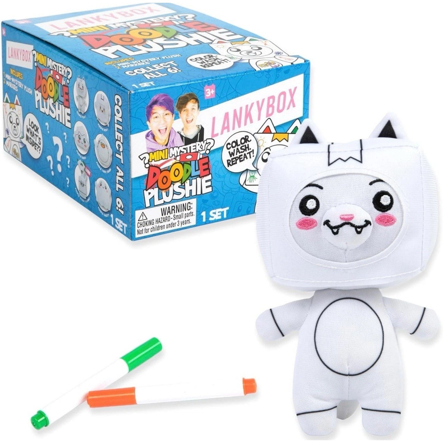 Sealed LankyBox Doodle Collection Mystery Plush Collectible New Blind Box Mini