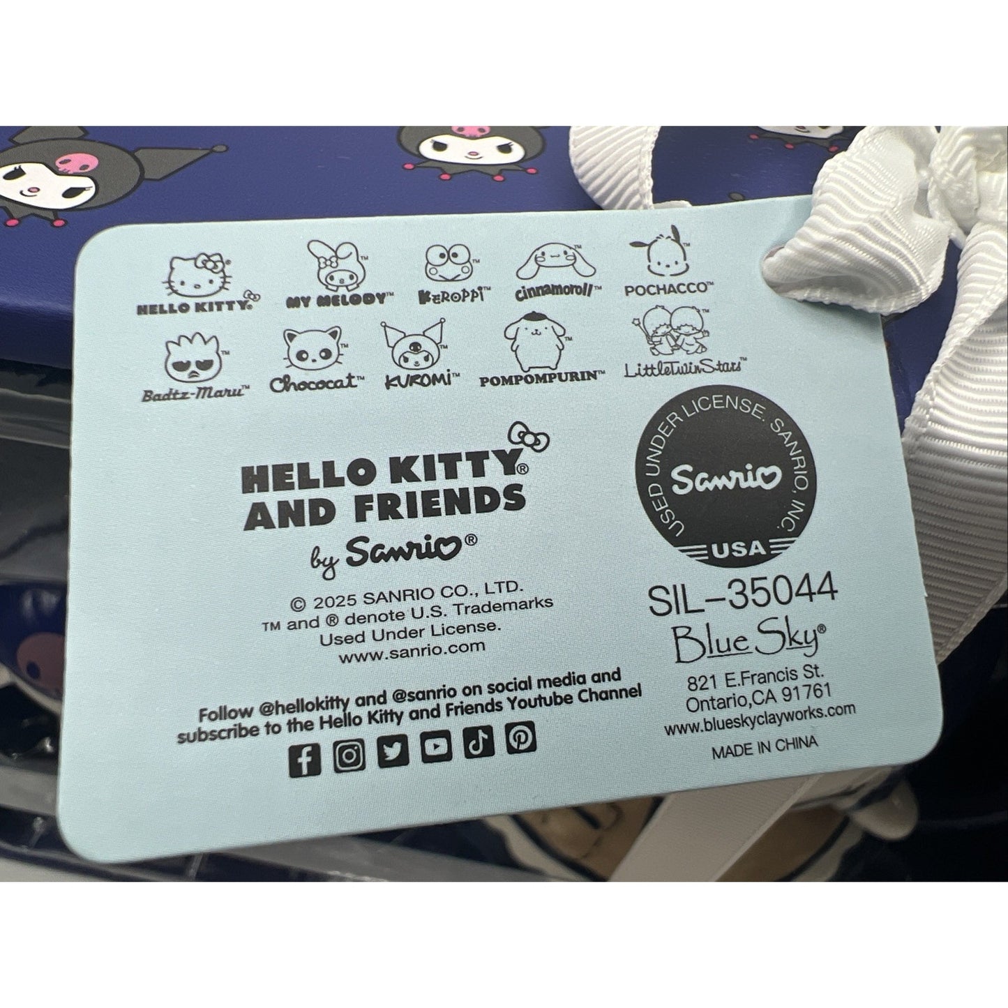 Hello Kitty And Friends Kuromi Mug Figurine Set By Sanrio Blue Sky Ceramic Rare