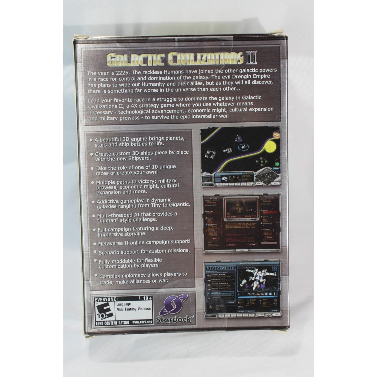 Galactic Civilizations II Dread Lords Collector's Edition PC Tested Video Game