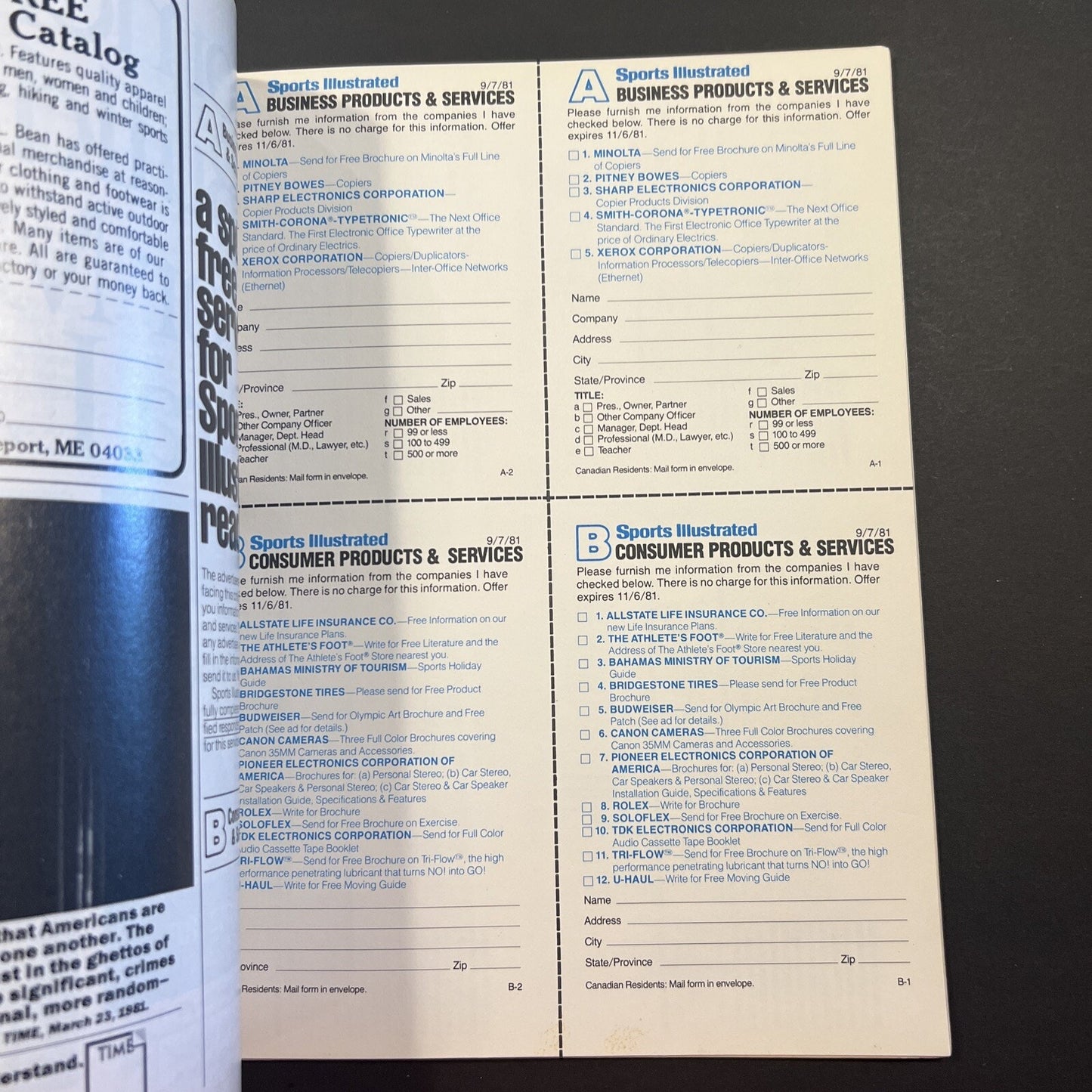 Sports Illustrated Sept 7 1981 Jim Plunkett Rick Telander Pro Football Issue