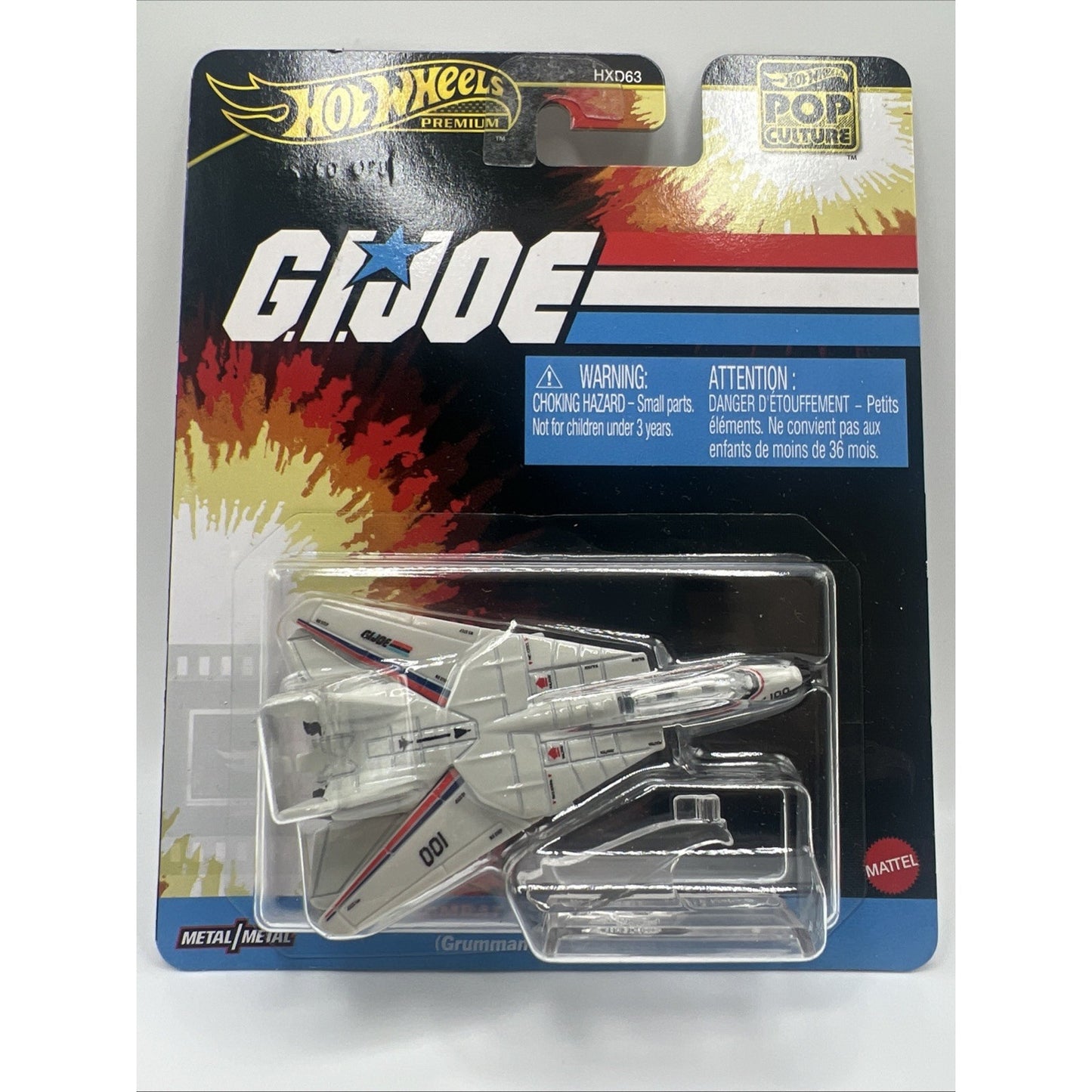 2025 Hot Wheels Premium Pop Culture G.I. Joe Combat Jet Sky Striker F-14 Tomcat
