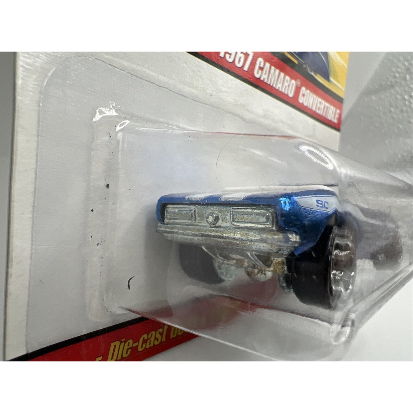 Hot Wheels Classic Series #2 1967 Camaro Convertible Hood Stripes Blue White