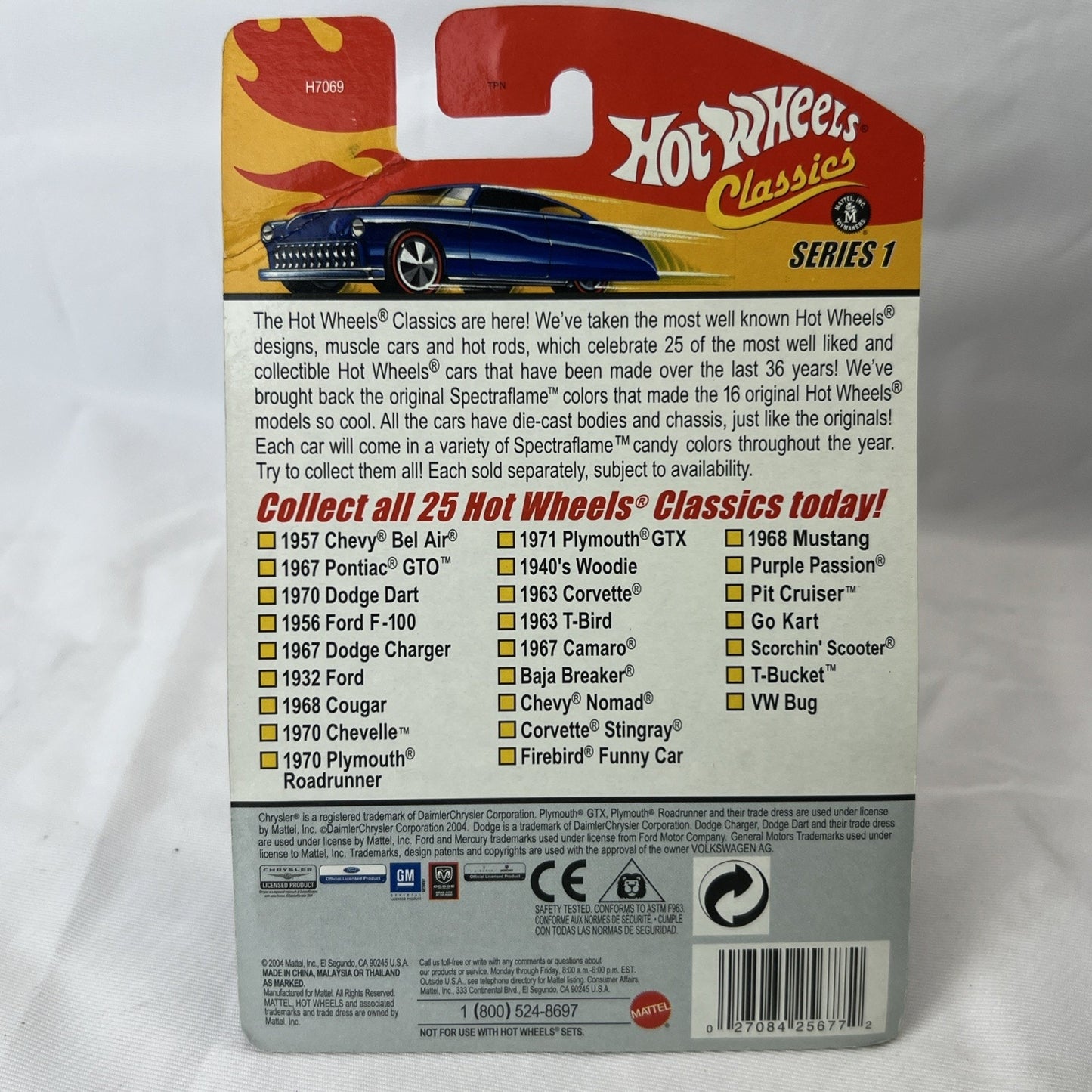 Hot Wheels Classics Series 1 #4 of 25 Blue 1956 Ford F-100 (B234)