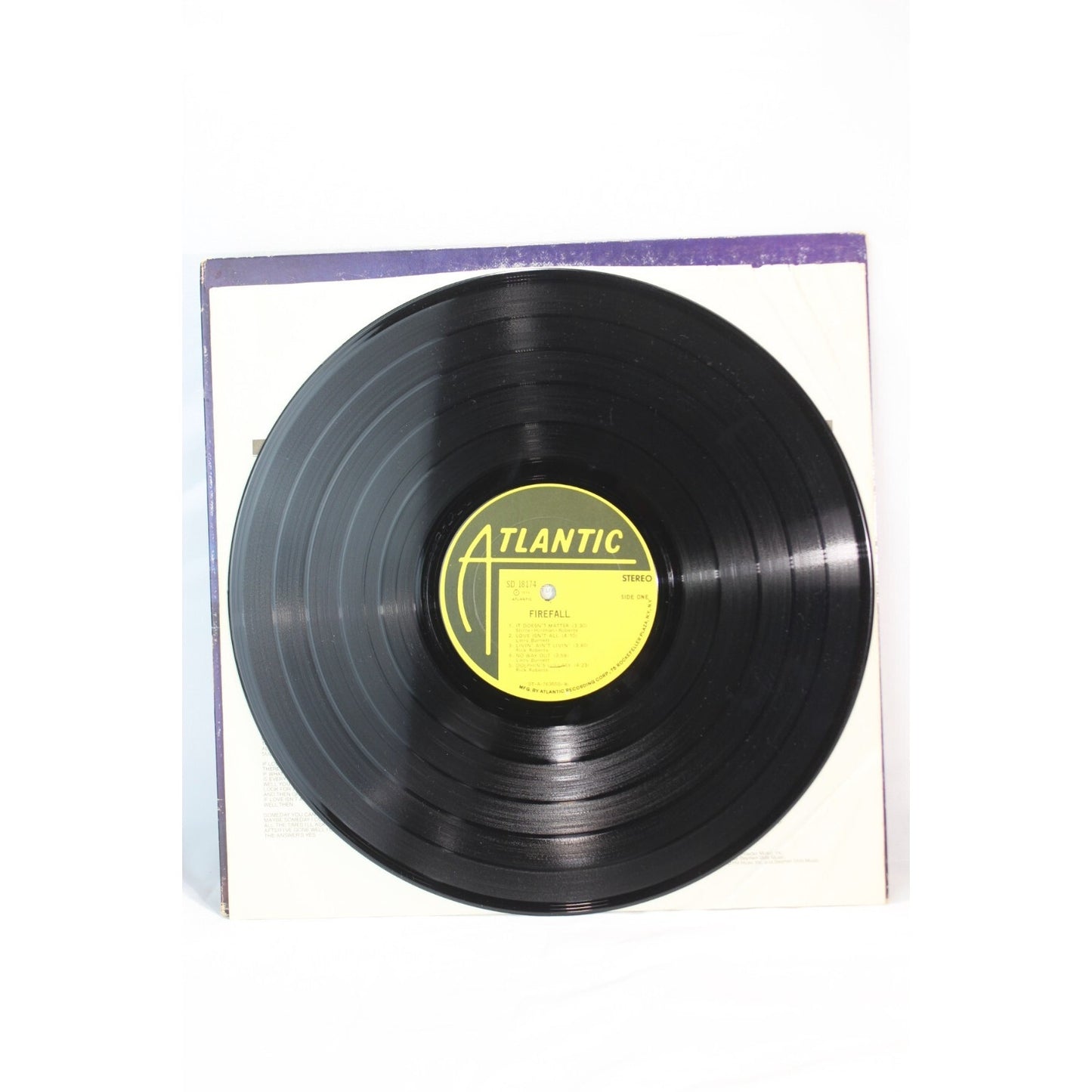 Firefall Self-Titled Record Audio Tested Video Music Album Used