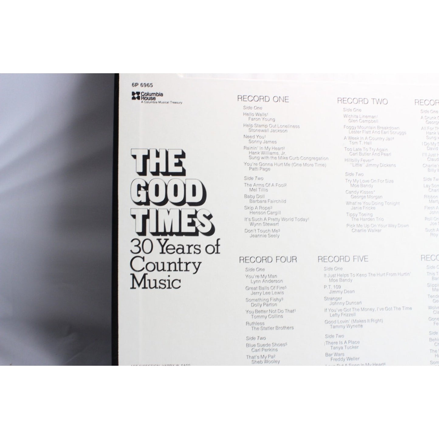 The Good Times 30 Years Of Country Music Vinyl Record Tested Used