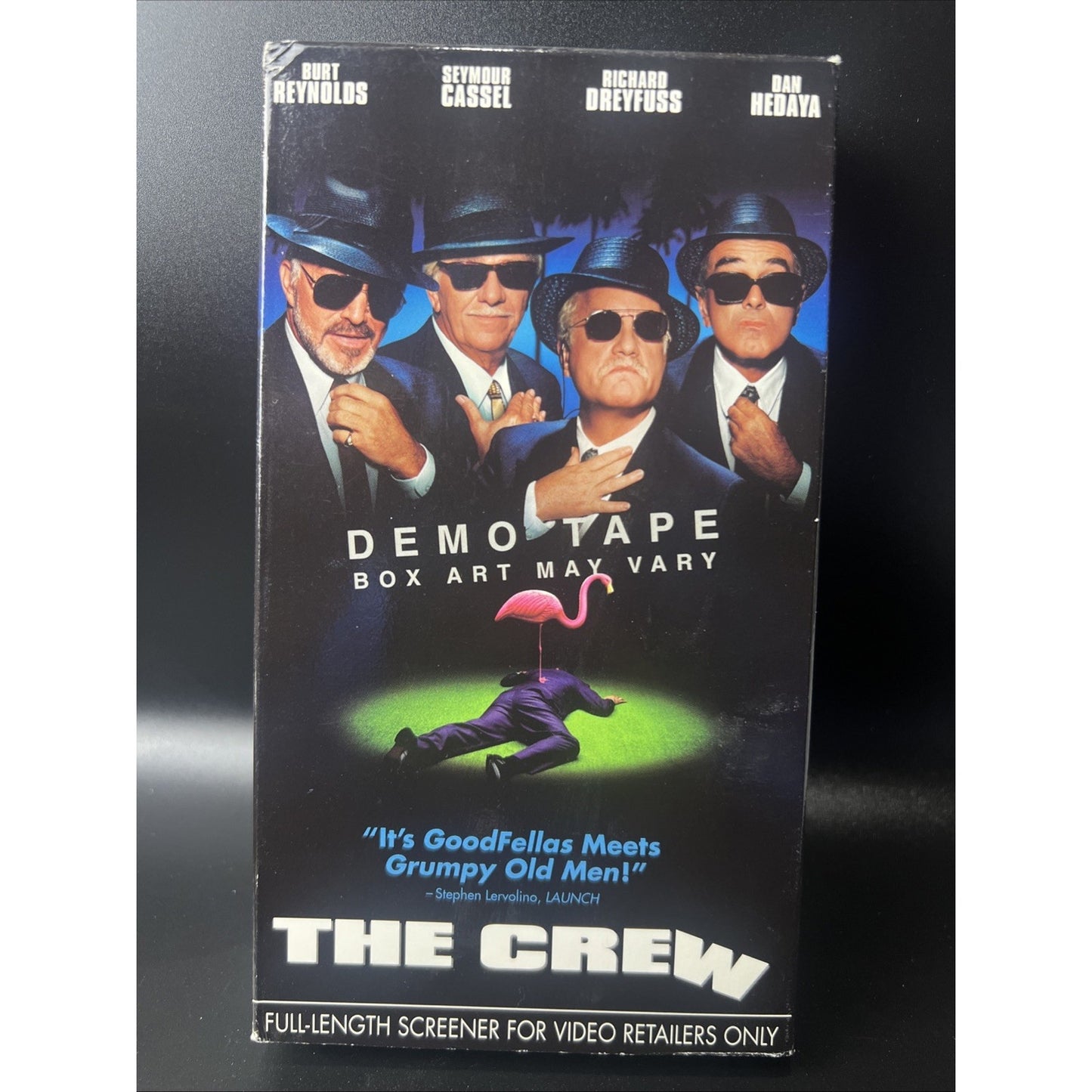 The Crew Demo Tape VHS Video Tape Movie Burt Reynolds Rare Full Length Screener