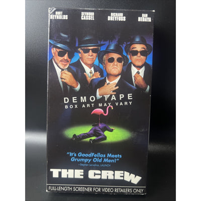 The Crew Demo Tape VHS Video Tape Movie Burt Reynolds Rare Full Length Screener
