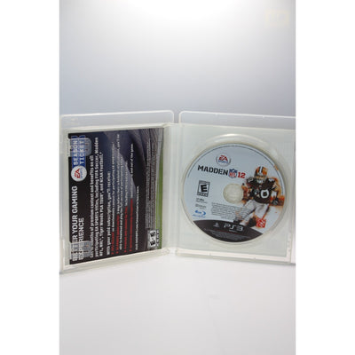 Madden NFL 12 PlayStation 3 PS3 Tested Video Game Used Football Sports