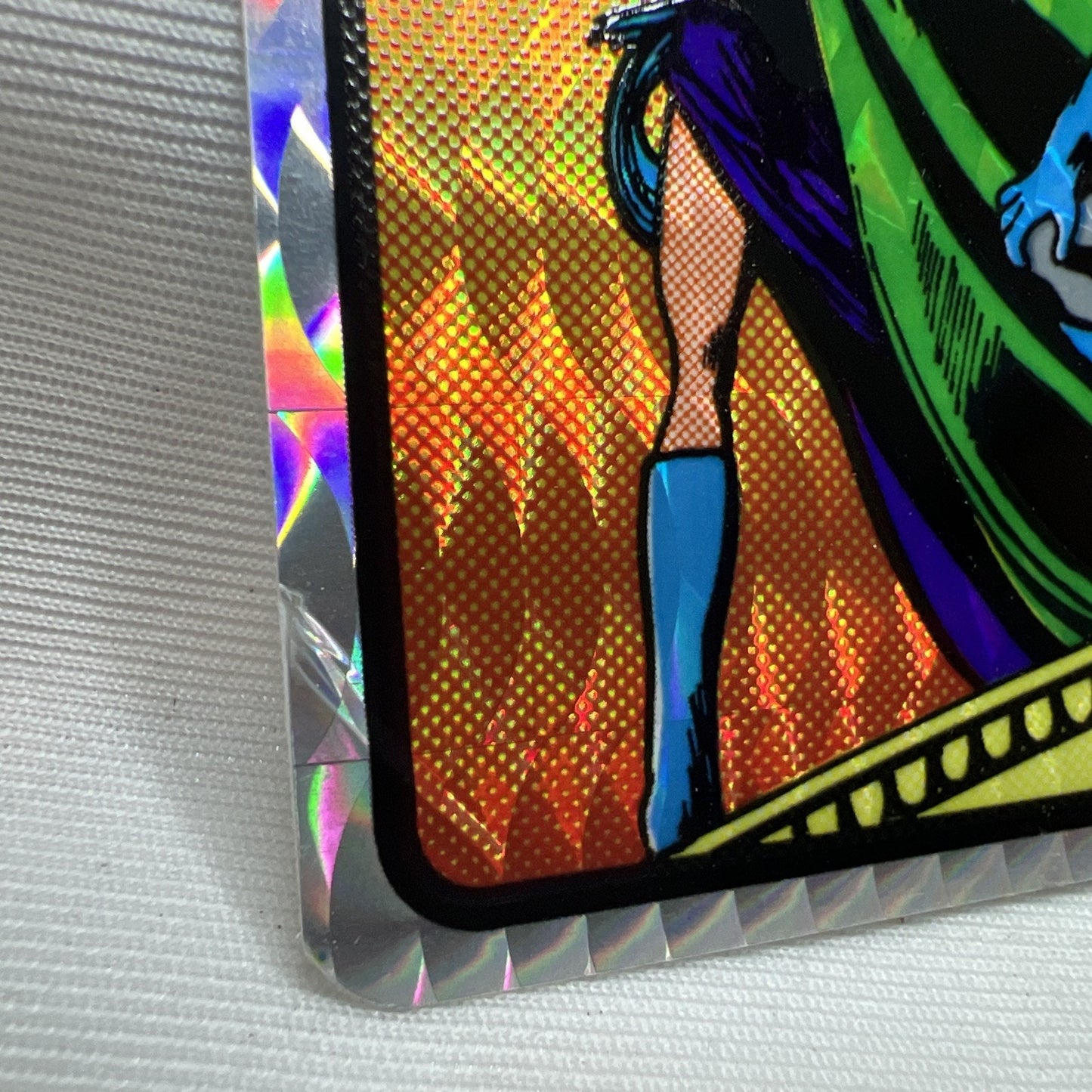 Batman & Cat Woman Original Vintage Prism Vending Machine Sticker Card DC Comics