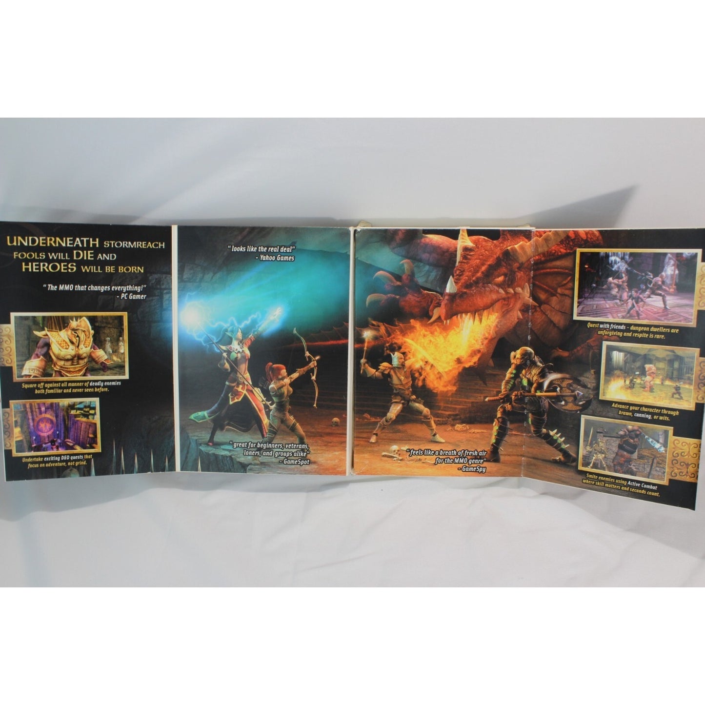 PC Dungeons and Dragons Online Stormreach Used Tested Video Game RPG MMO Fantasy