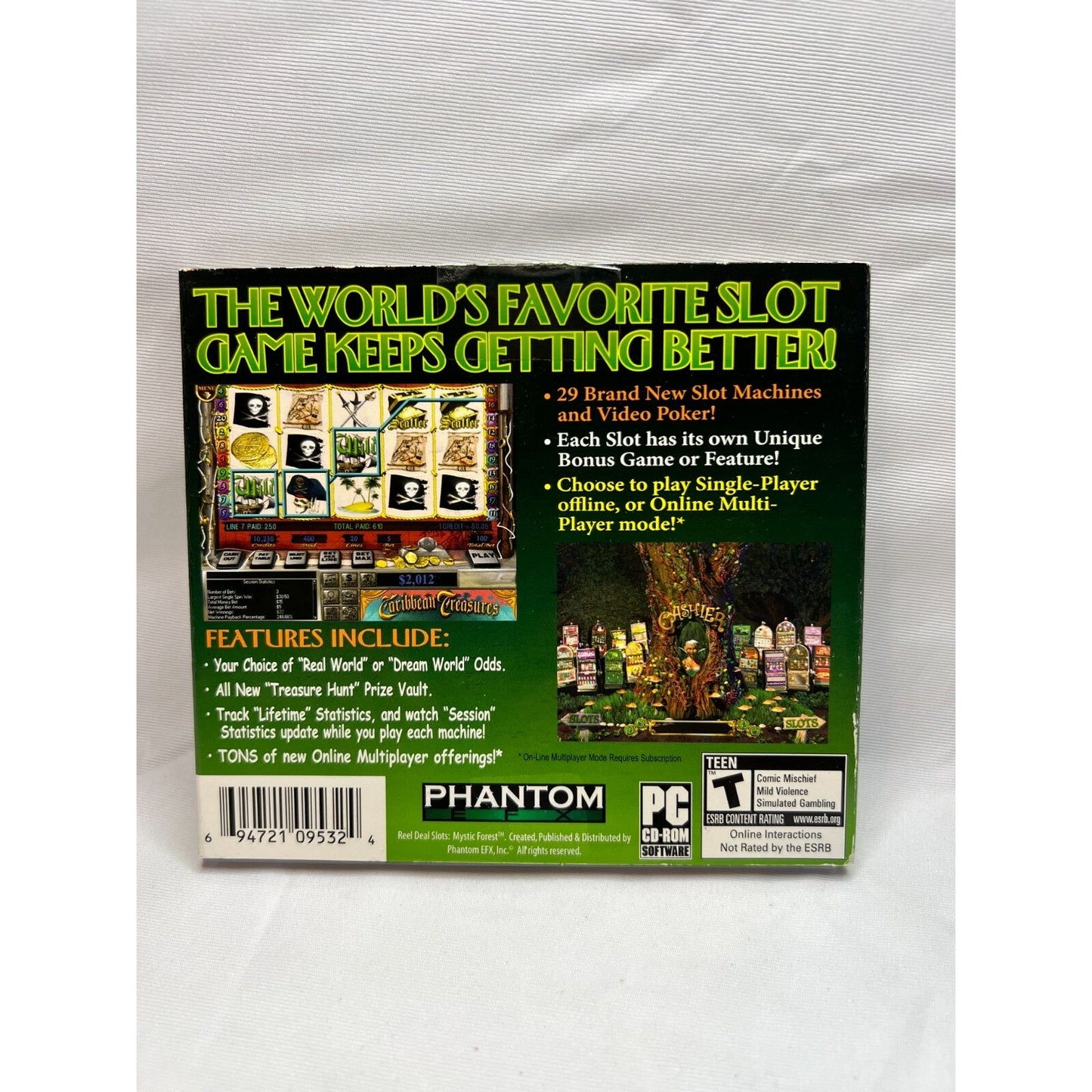 Reel Deal Slots Mystic Forest PC Tested Video Game Used