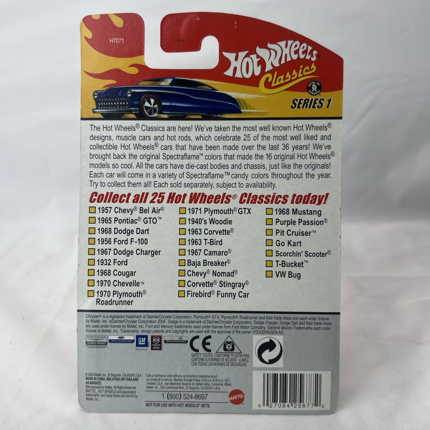 Hot Wheels Classics Series 1 - 1932 Ford 1:64 Diecast Car Hot Rod Rare New