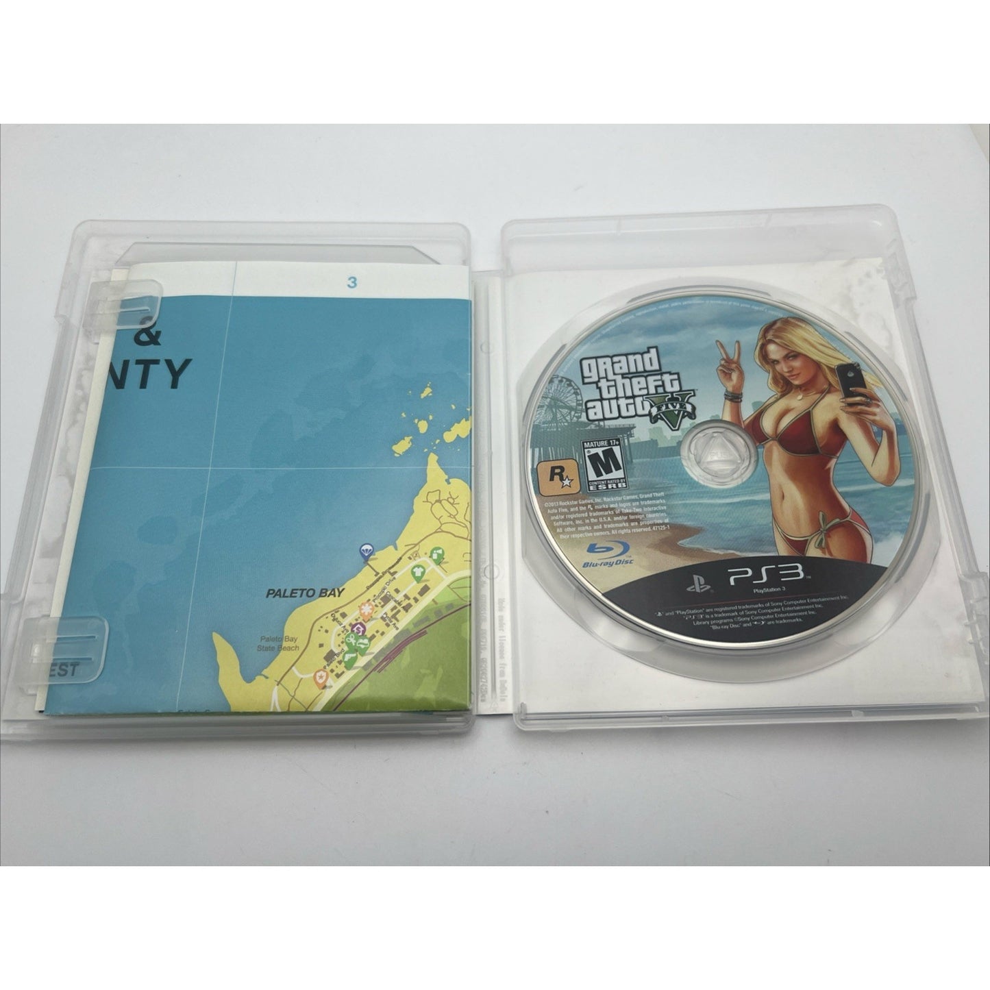 Grand Theft Auto V 5 PlayStation 3 Ps3 GTA 2013 Complete Video Game With Inserts