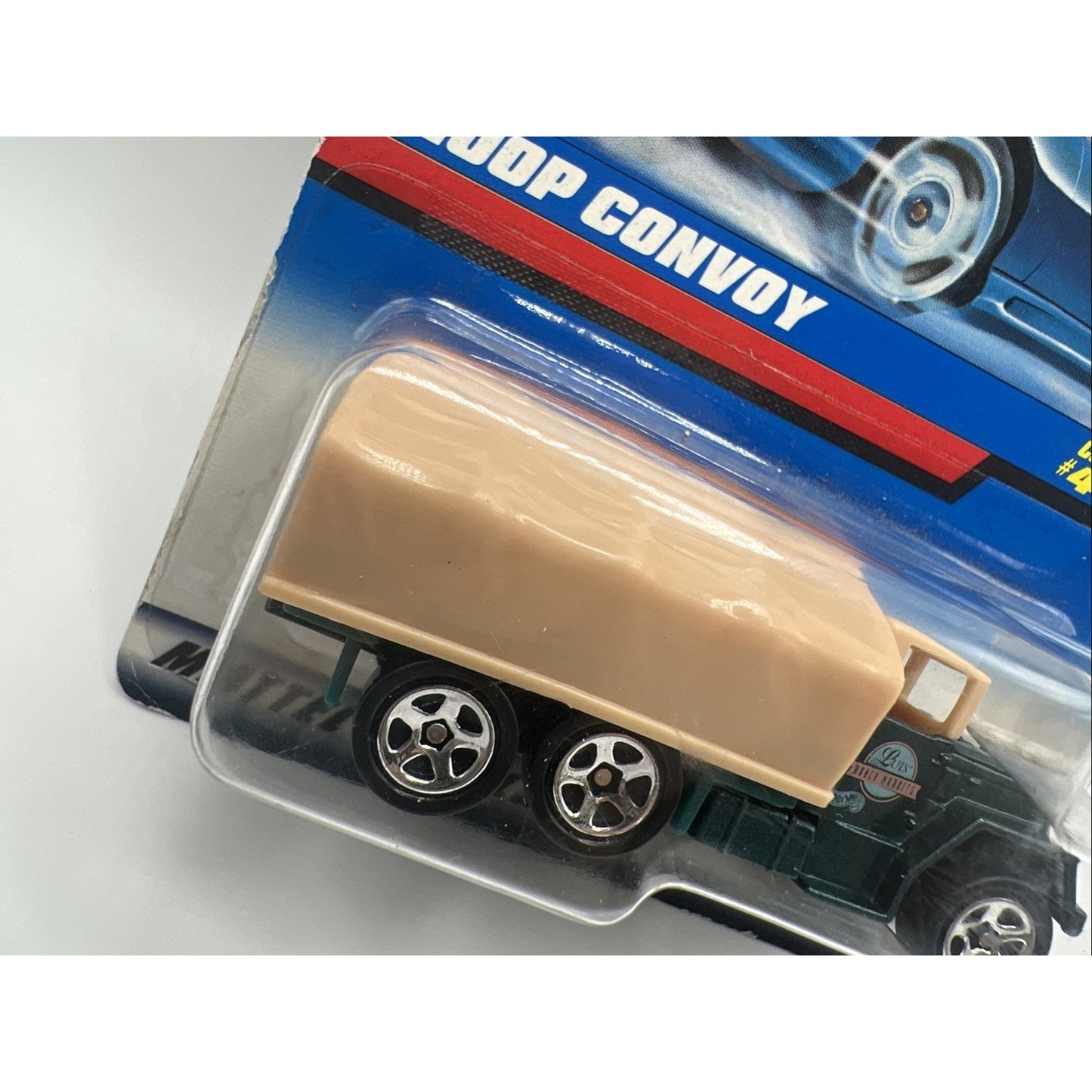 Hot Wheels Troop Convoy #487 Green 1996 Mainline Military Army War Truck