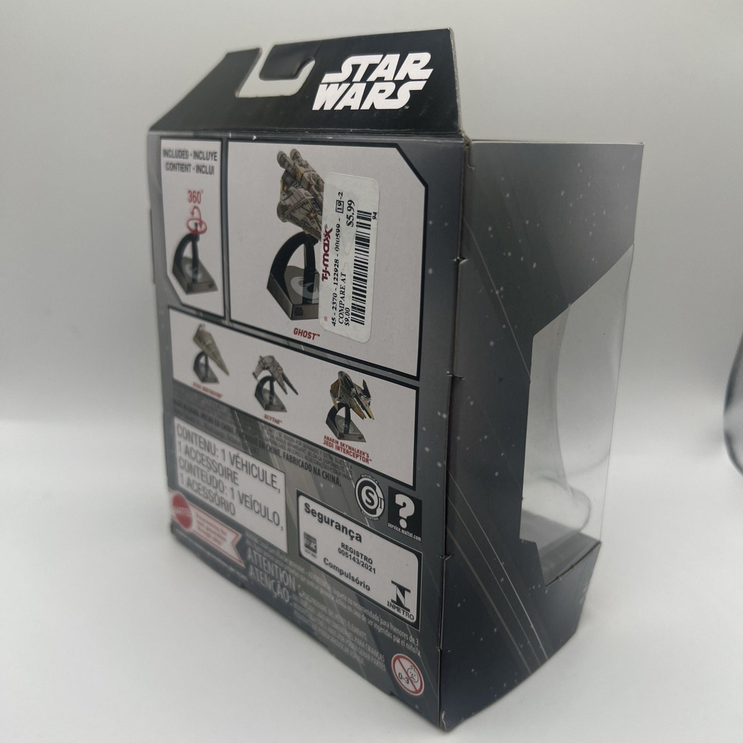 Star Wars Hot Wheels Starships Select Ghost #21 Rebels Chase Variant Blue Battle