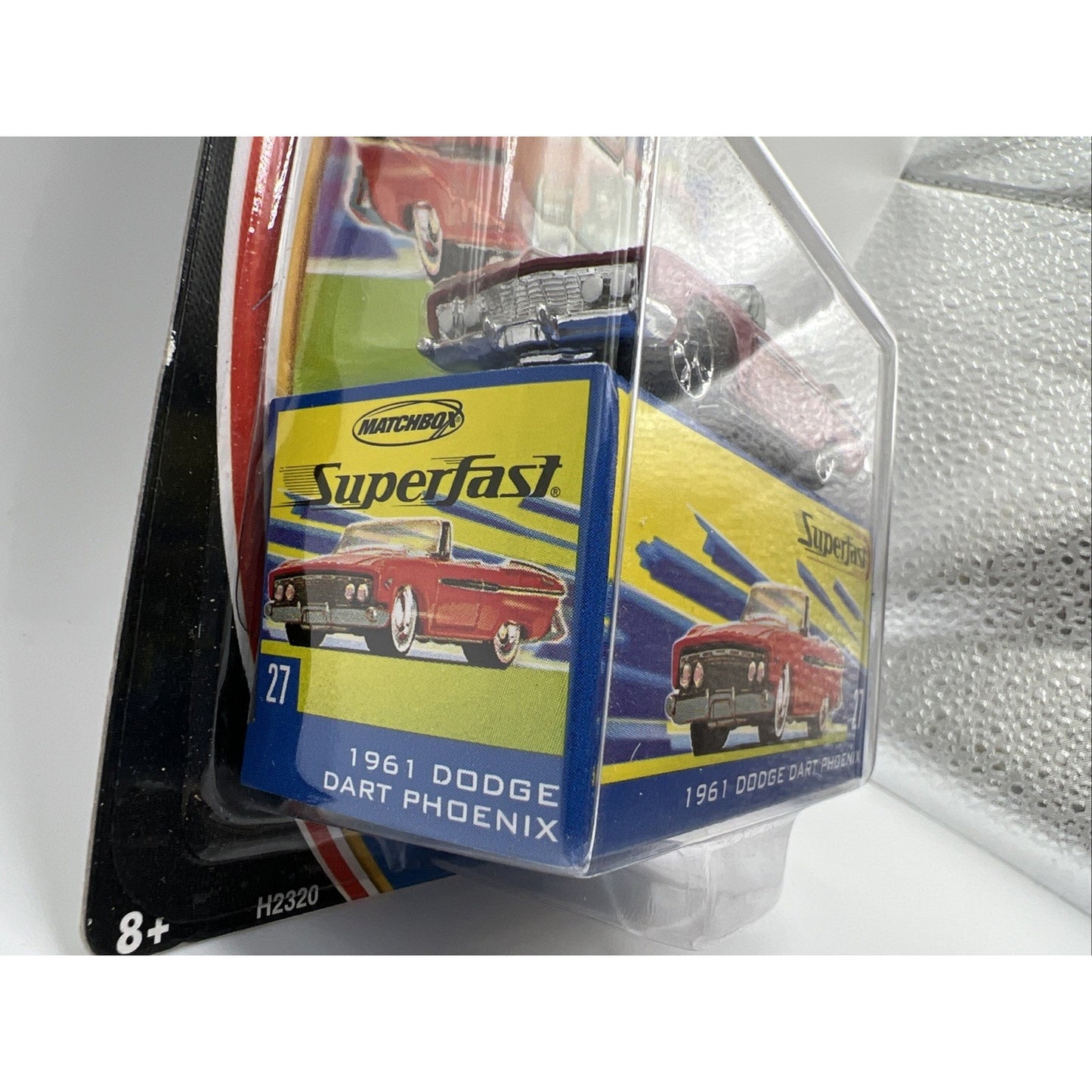 Matchbox Superfast 35th Anniversary #27 1961 Dodge Dart 1/64 Diecast Red Muscle