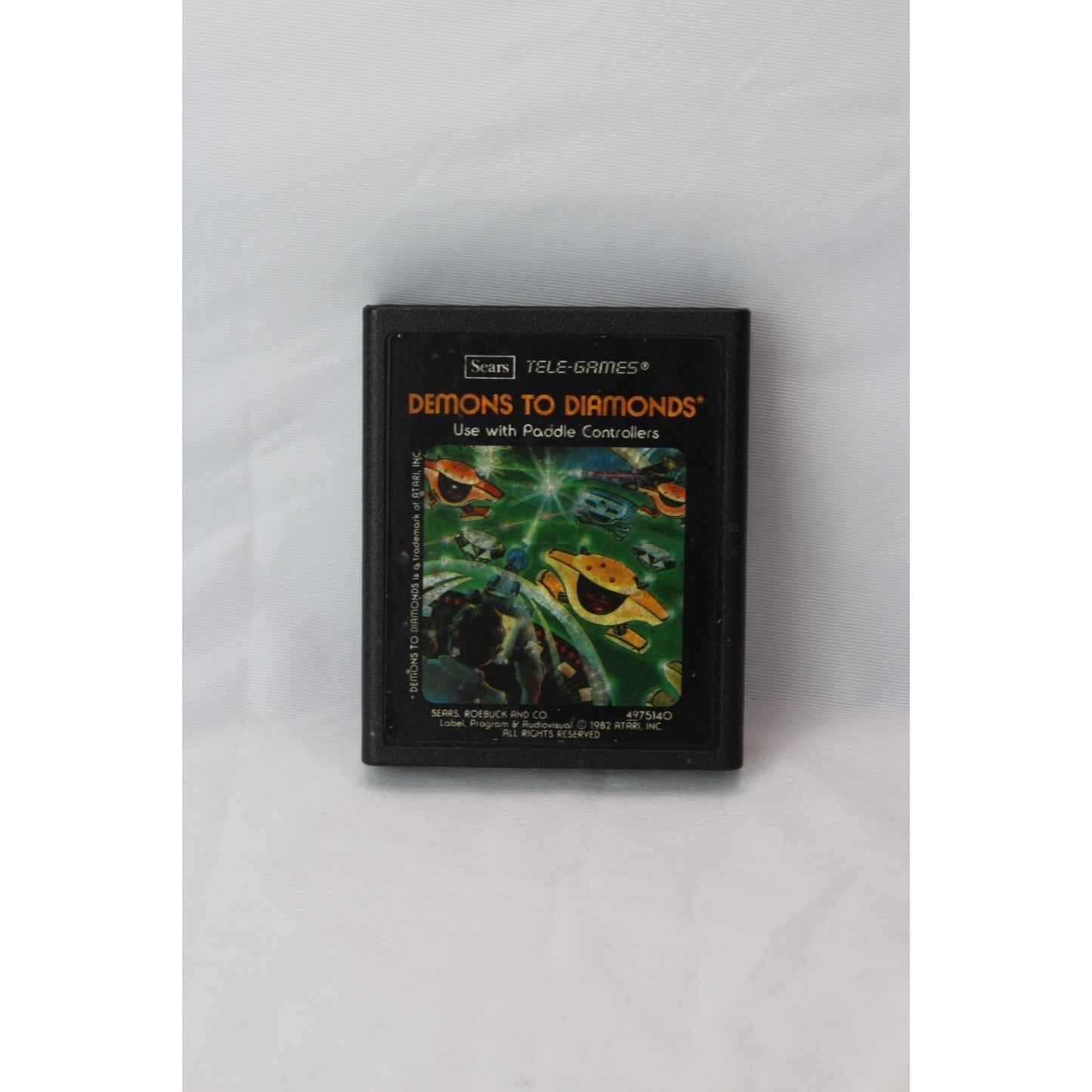 Demons to Diamonds Sears Tele-Games Atari 2600 Tested Video Game Used
