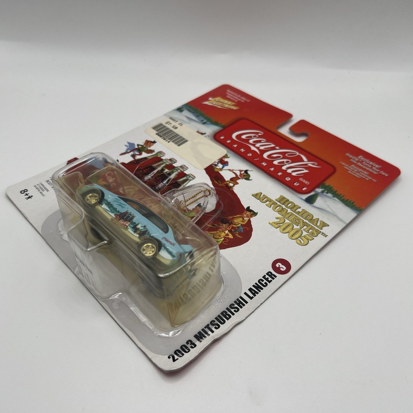 Johnny Lightning Coca Cola 2003 Mitsubishi Lancer Holiday Exclusive 2005 Rare