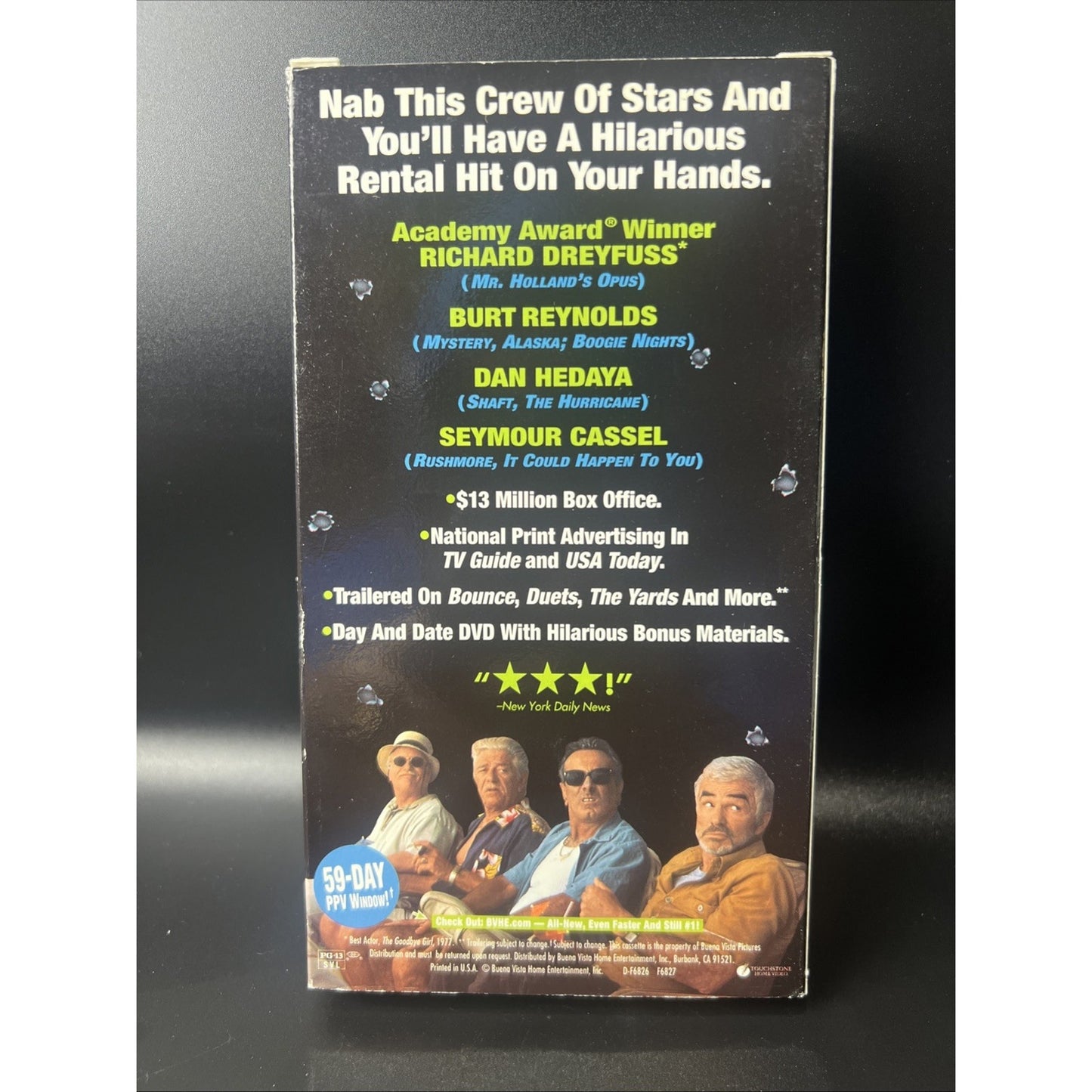 The Crew Demo Tape VHS Video Tape Movie Burt Reynolds Rare Full Length Screener