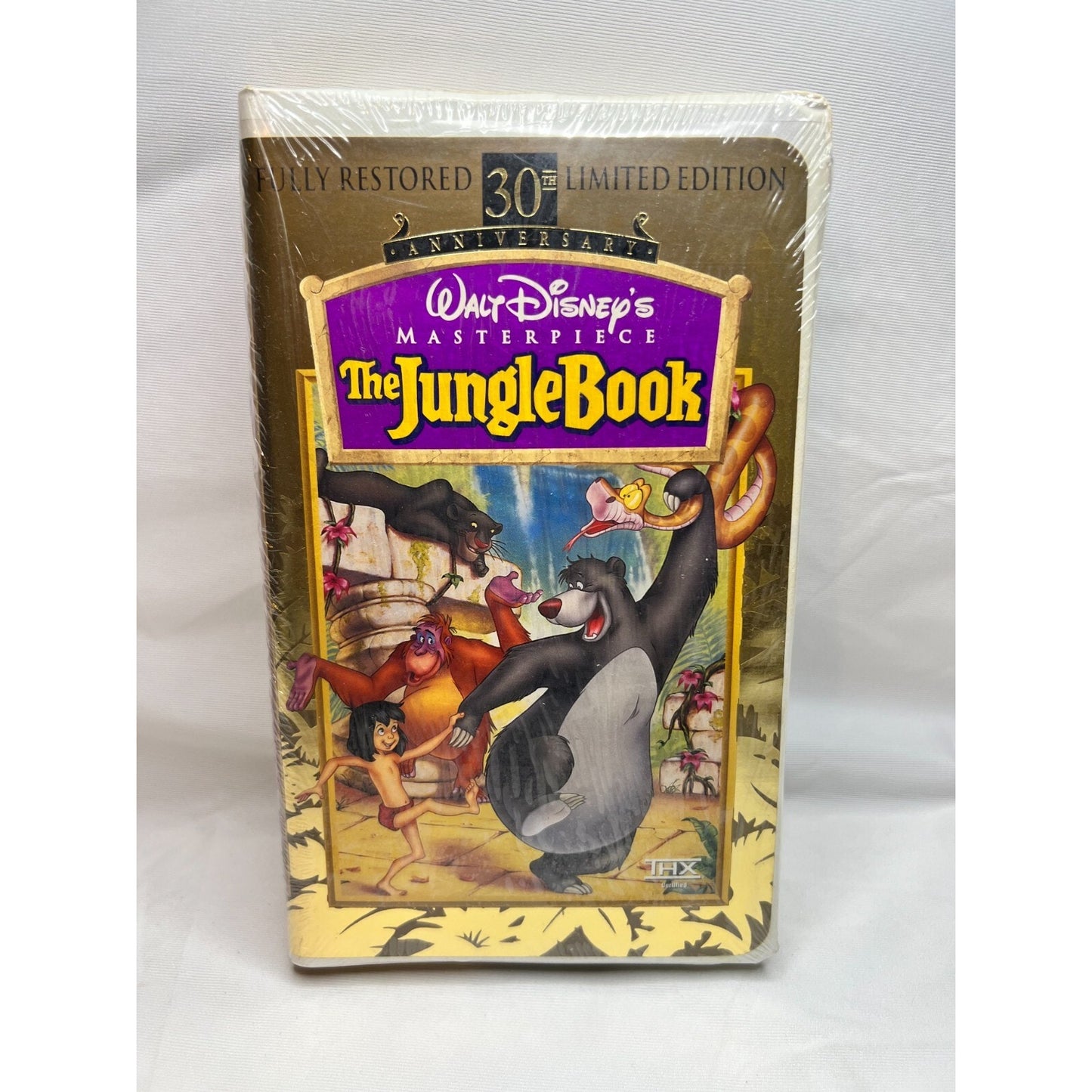 The Jungle Book VHS Disney Masterpiece 30th Anniversary New Sealed