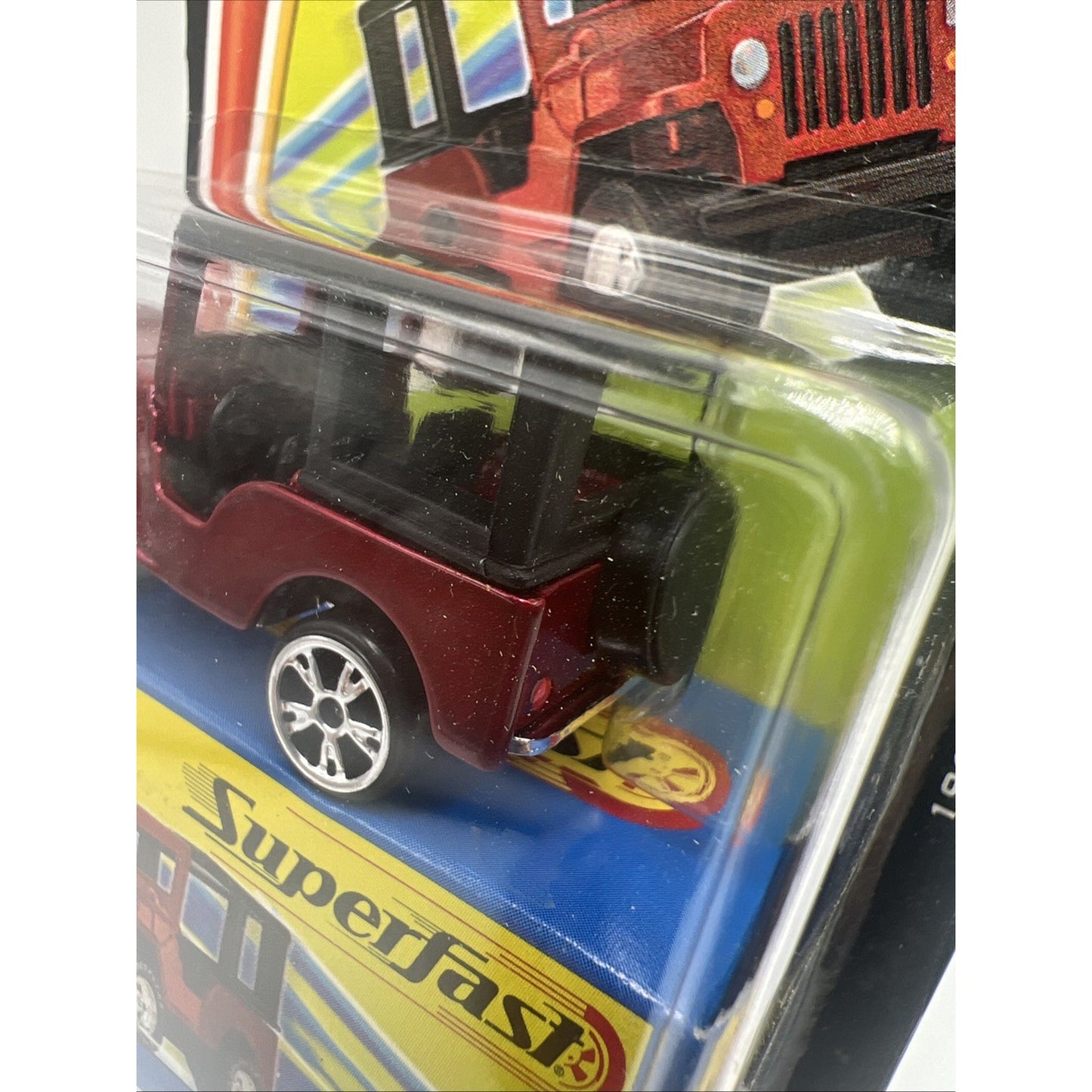 Jeep 2004 Matchbox Superfast 35 Years #53 1960 1:64 Chrome Wheels Die Cast Car