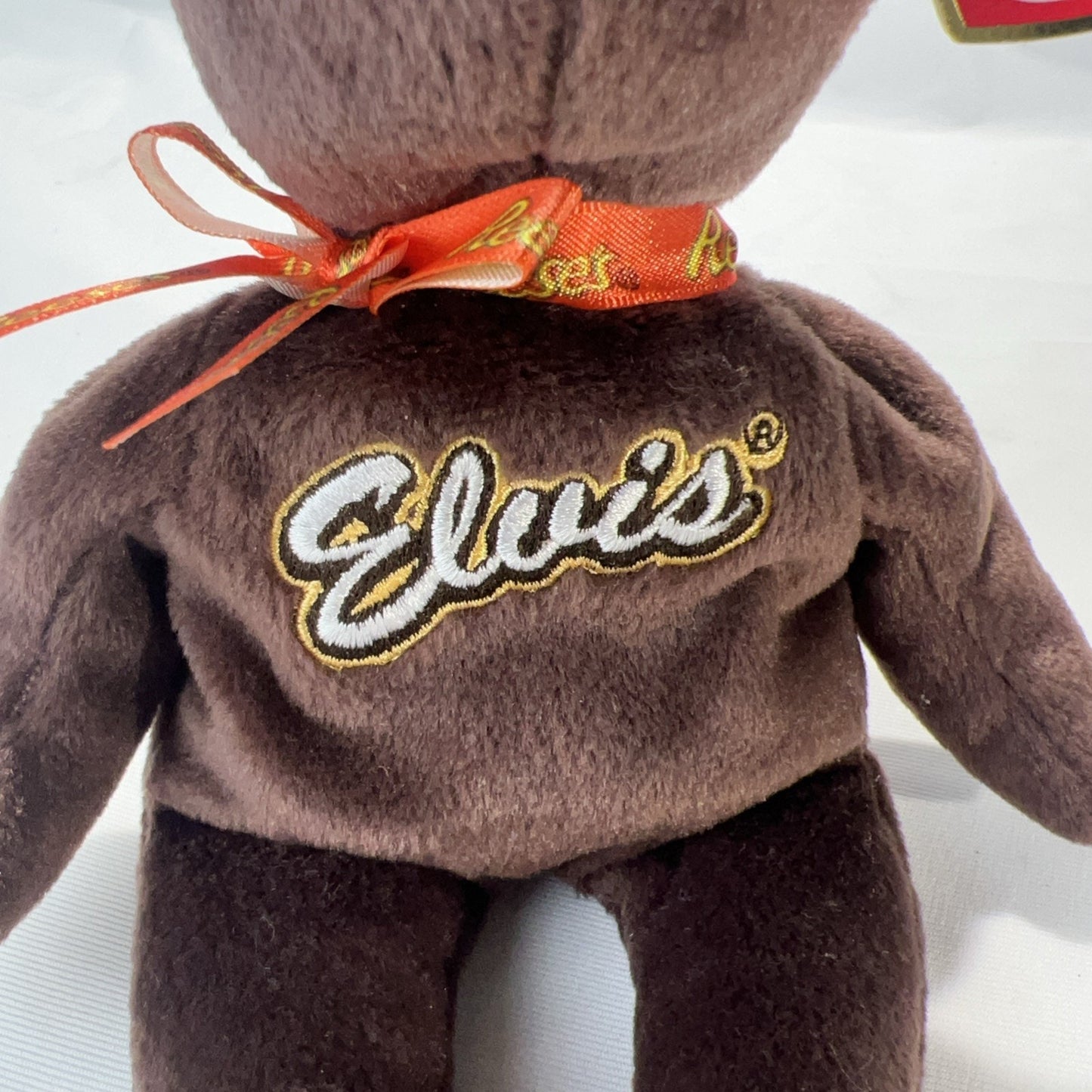Elvis Presley Ty Beanie Baby Reeses Ribbon "Coco Presley" Bear 2007 Super Rare