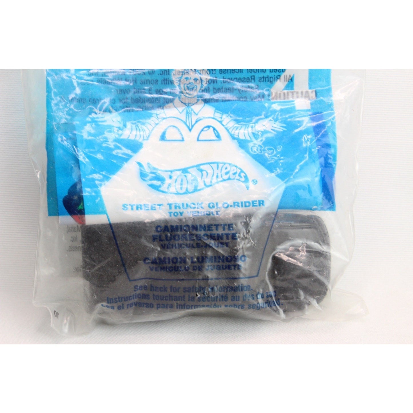 2001 McDonalds Happy Meal Hot Wheels #4 Street Truck Glo-Rider Toy Sealed New