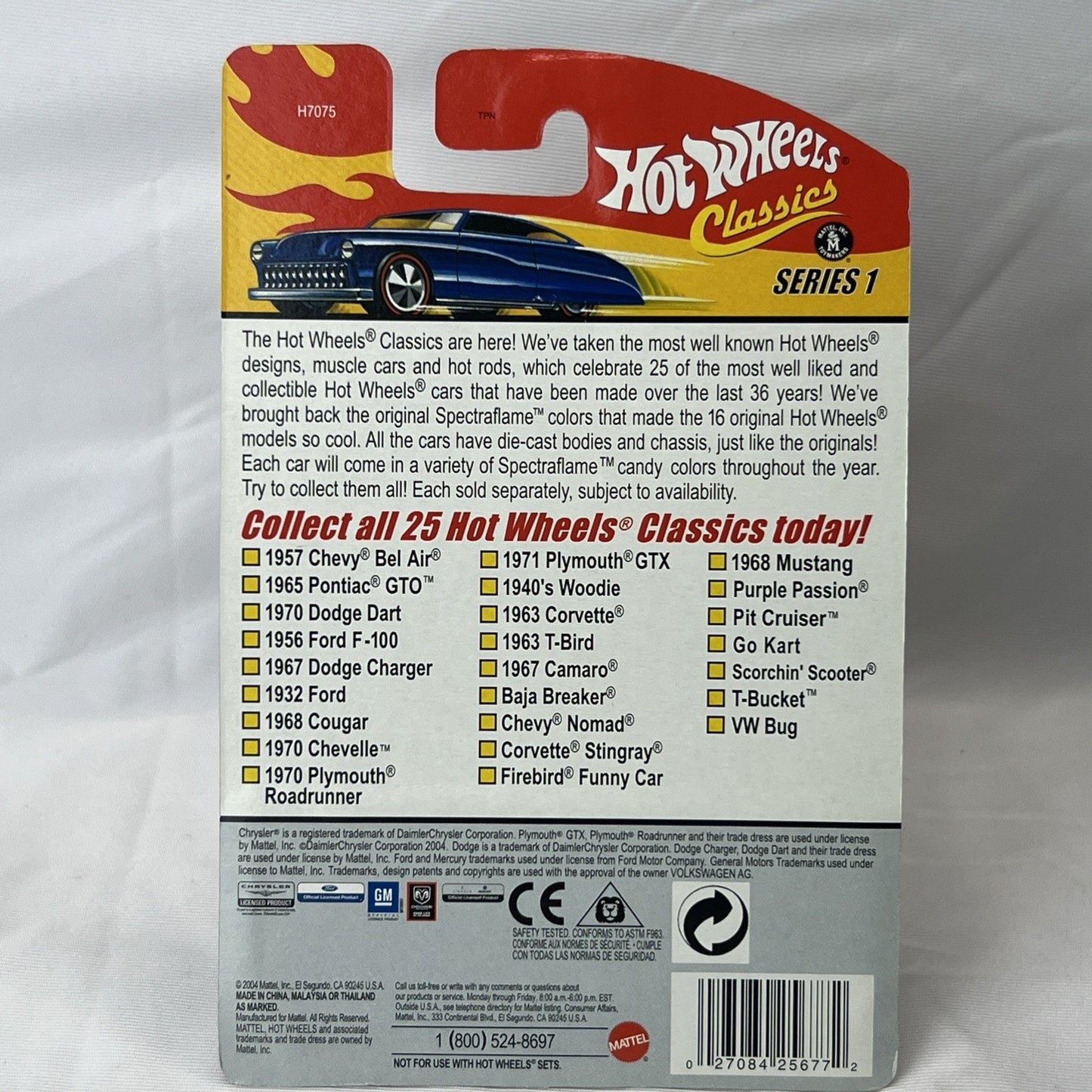 Hot Wheels Classics Series 1 - 1971 Plymouth GTX Pink Die Cast Car