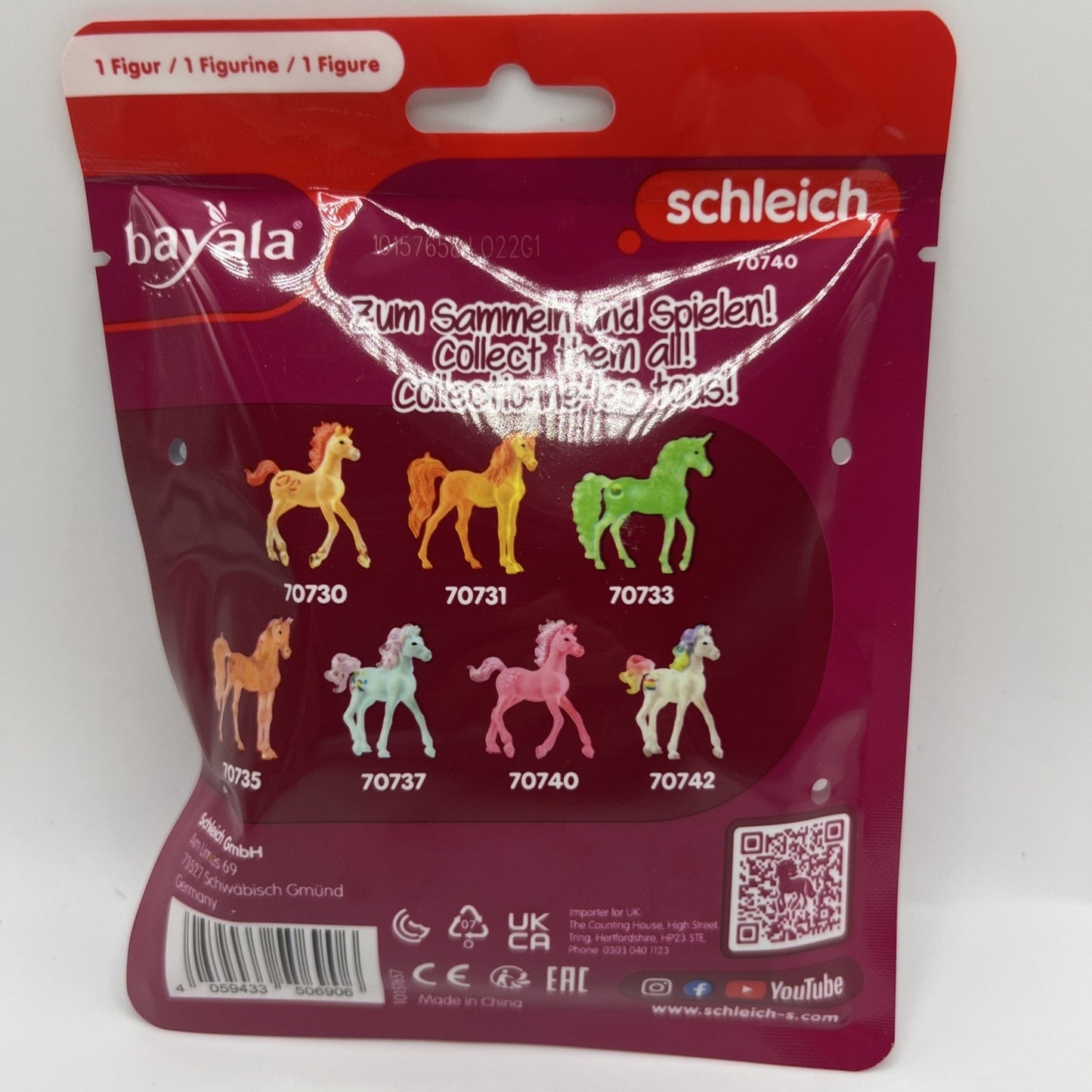 Schleich Bayala Series 4 Bubblegum Unicorn Animal Figure 70740 Pink Horse New