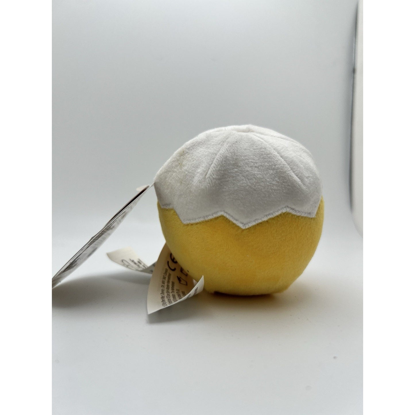 Gudetama The Lazy Egg Shell On Head Egg Plush 3.5 Inch Rare Anime Collectible