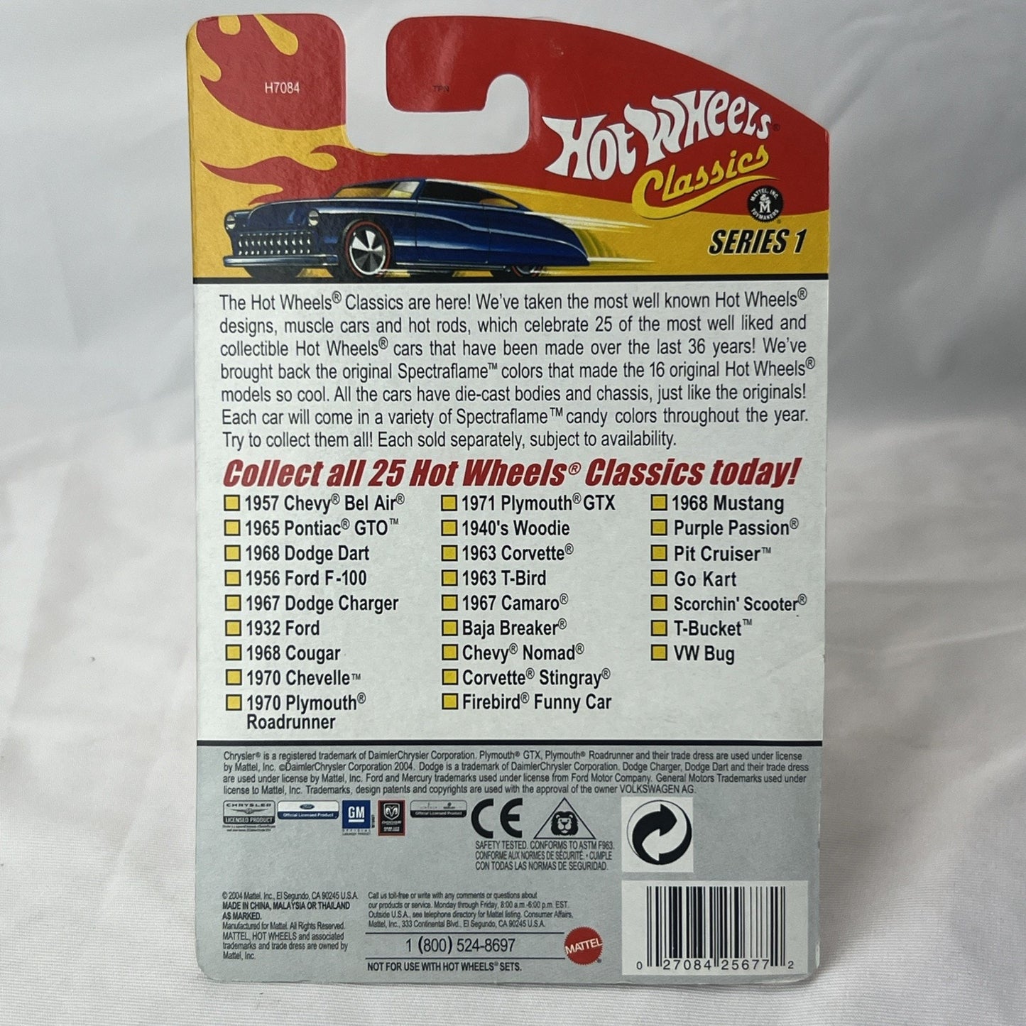 Hot Wheels Classics Series 1 #19 Brown 1968 Ford Mustang Fastback Rare Color