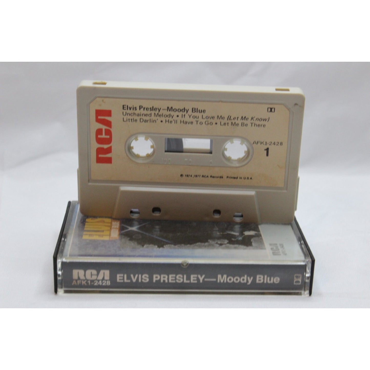 Elvis Presley Moody Blue Cassette Tape Tested Music Used