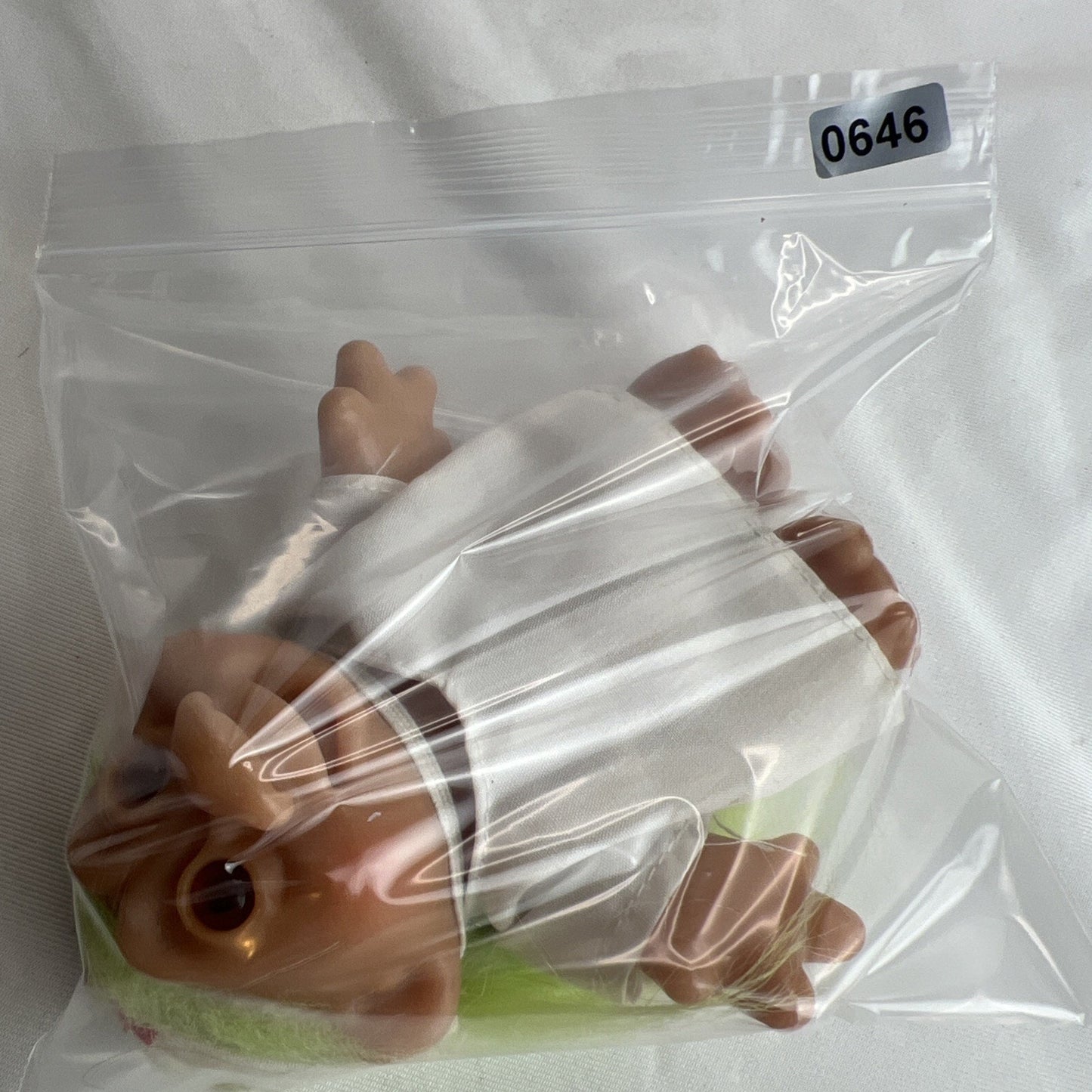 Vintage Dam Troll Doll Nurse Green Hair Brown Eyes 1986 Rare