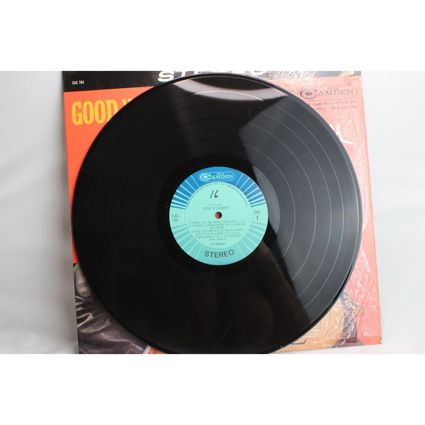 Jim Reeves Good 'N Country Vinyl Record Tested Used
