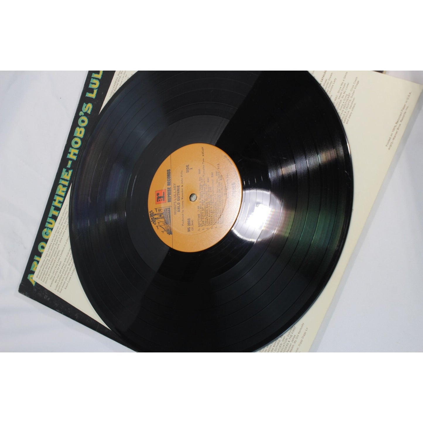 Arlo Guthrie Hobos Lullaby Record Audio Tested Vinyl Music Album Used