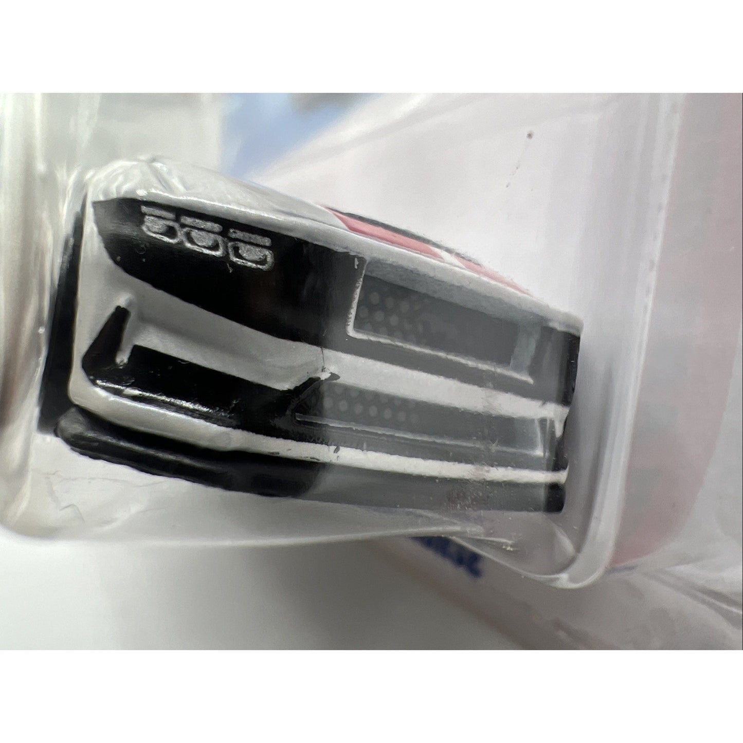 Hot Wheels 2025 Ford Mustang Dark Horse 7/10 #219 Then and Now White Race Car