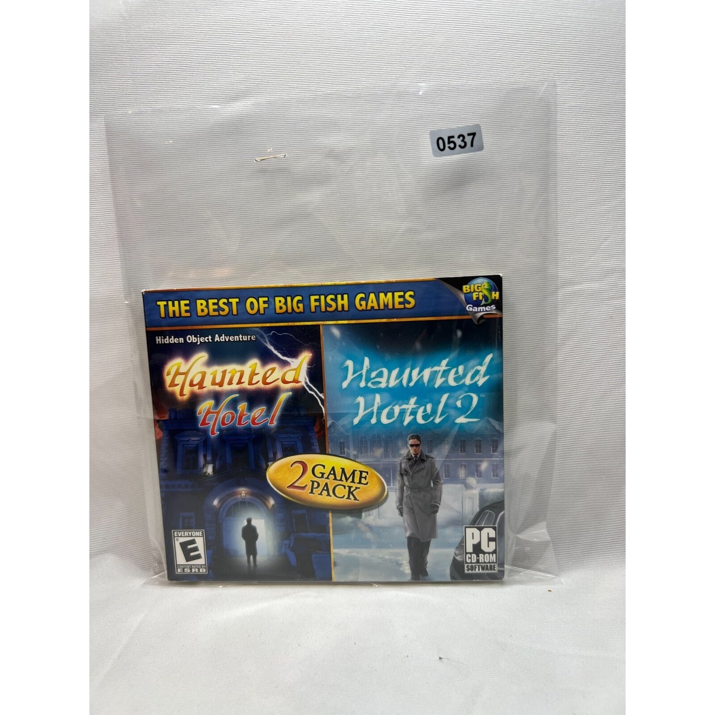 Haunted Hotel and Haunted Hotel 2 Best Big Fish Games PC Tested Video Game Used