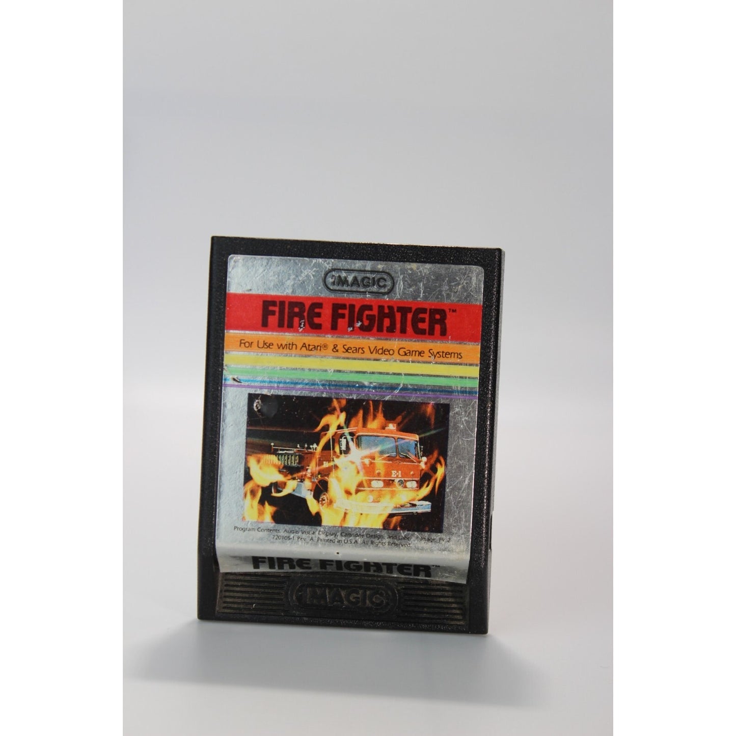 Fire Fighter Atari 2600 Imagic Tested Video Game Used Classic Rescue Game