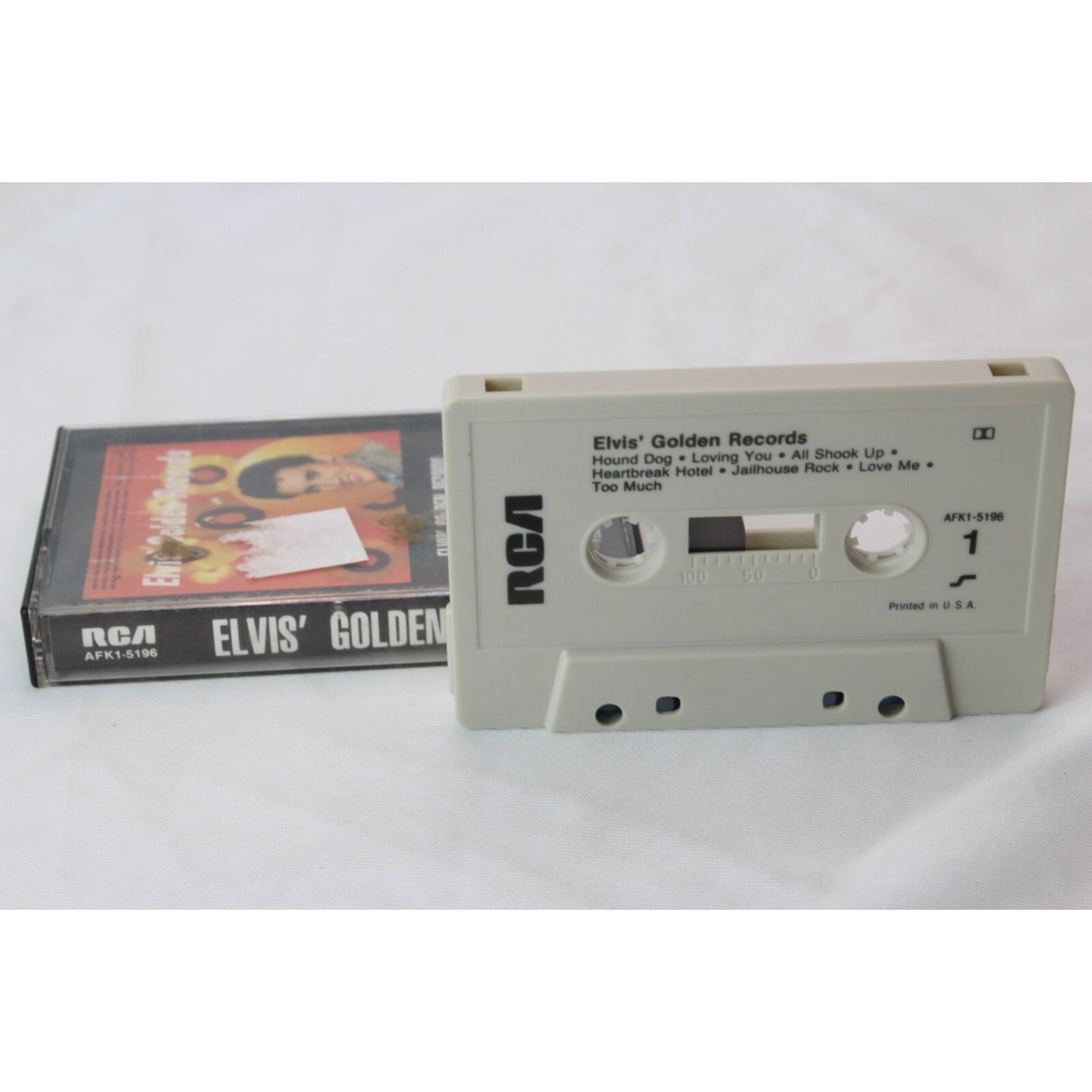 Elvis Presley Golden Records Cassette Tape Tested Music Used