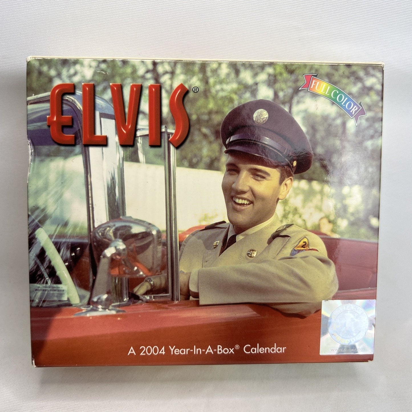 Elvis Presley 2004 Year-in-a-Box Calendar Brand New Signature Elvis Product
